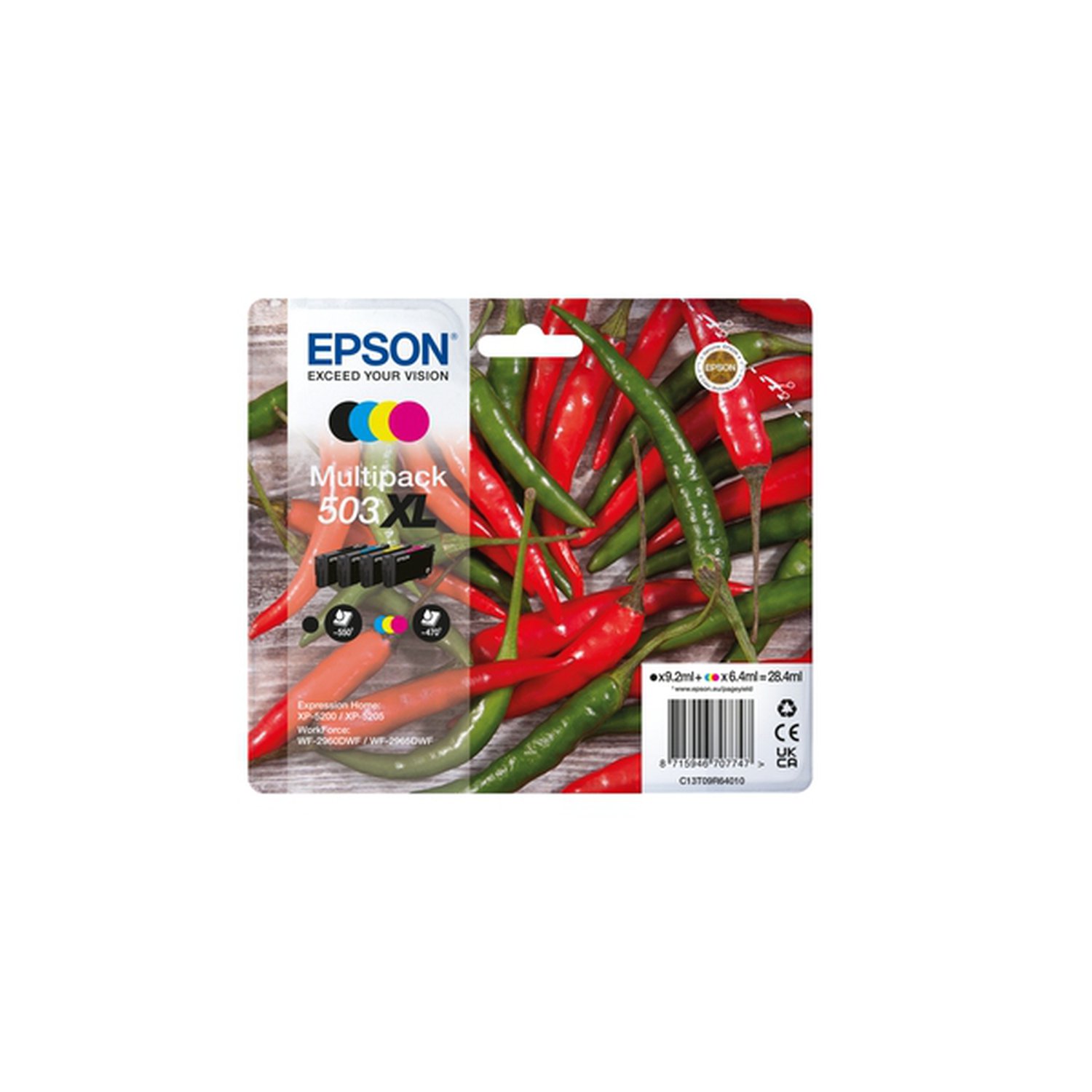 EPSON CARTUCHO T09R6 MULTIPACK 4 COLORES 503XL