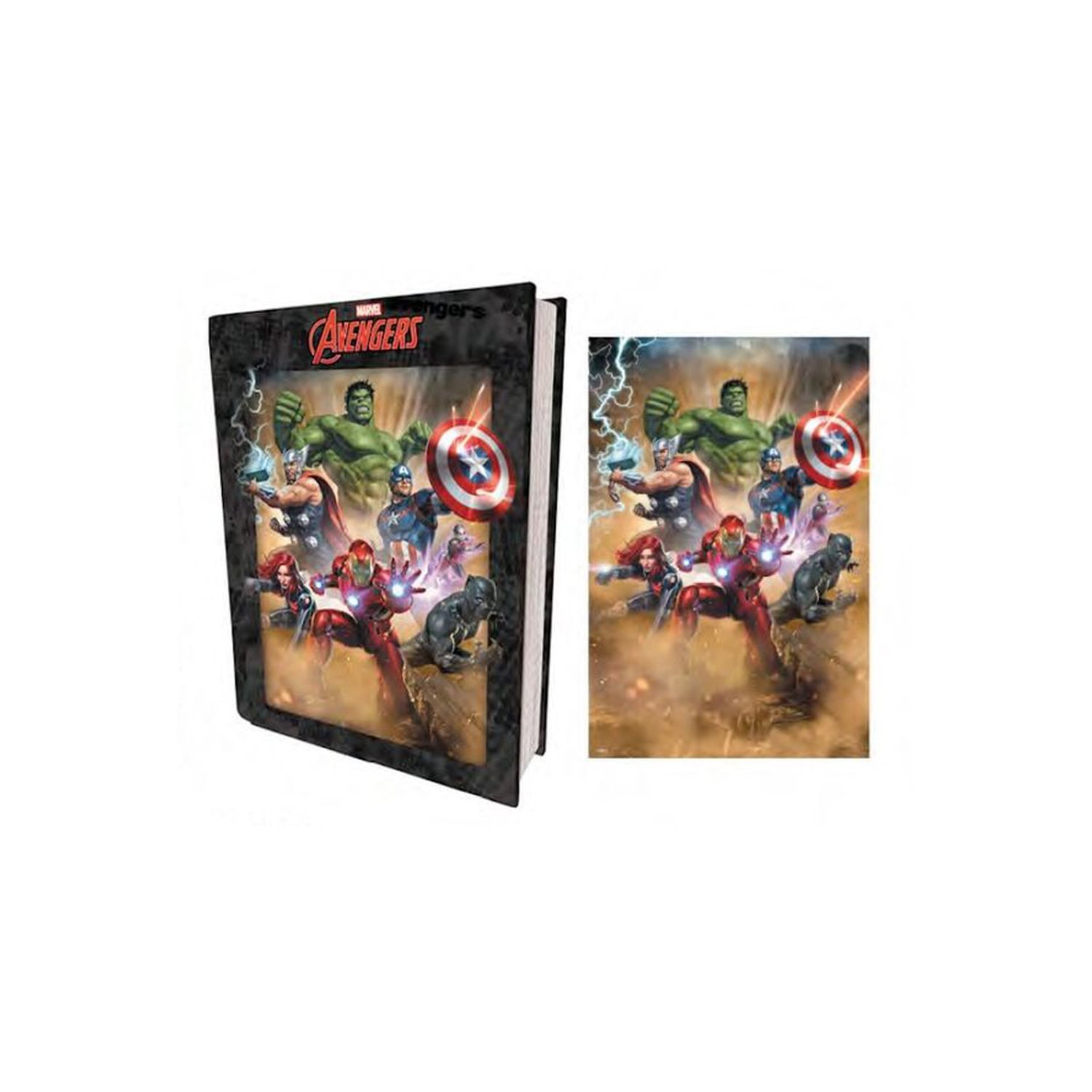 Puzzle libro lenticular Marvel Vengadores Originales