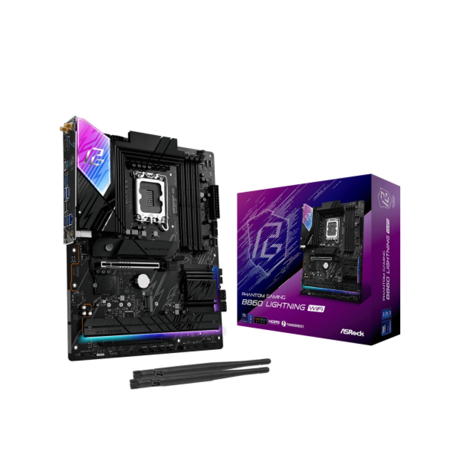 ASRock B860 Lightning WiFi · Intel B860 · LGA 1851 · ATX · WiFi