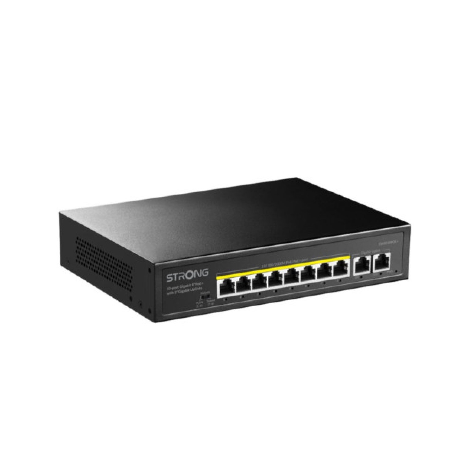 Strong Switch 8 POE · 2 Puertos Gigabit Ascendentes · Inyección PoE