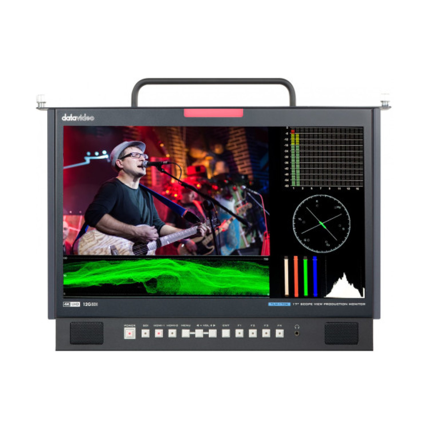 DataVideo TLM-170KM · Monitor 17" · 4K UHD · 3840 x 2160 · LCD Negro