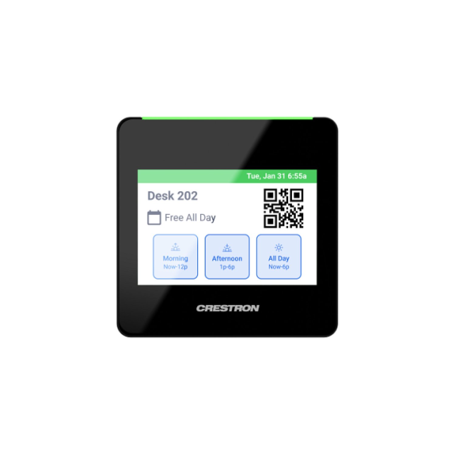 Crestron TSS-470E · Pantalla Táctil Escritorio · 3,5" · Negra Texturizada