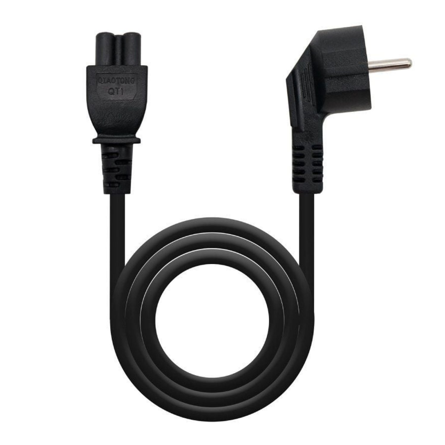 Nanocable Cable Alimentación Trébol · CEE7/C5 · 3m · Negro