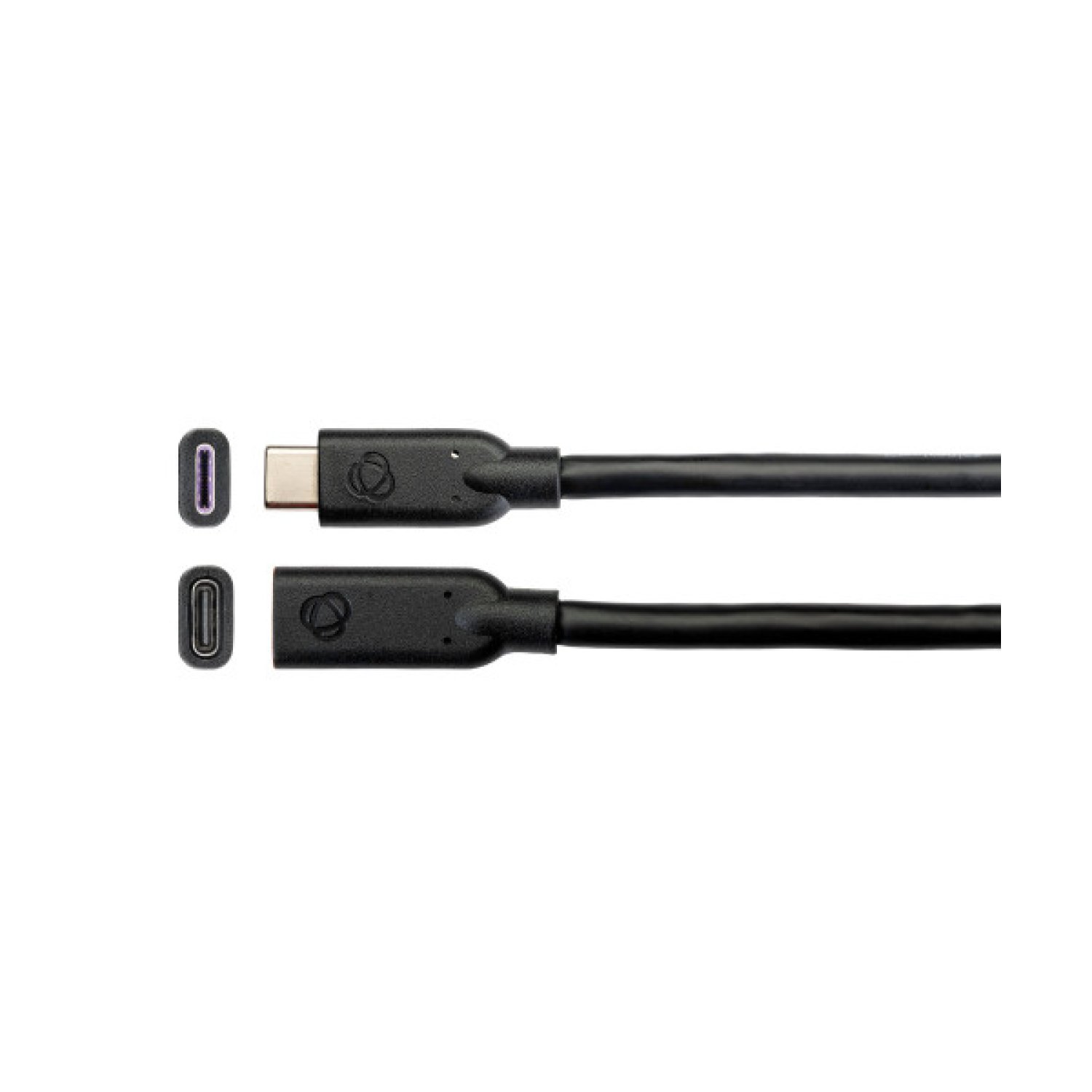 Kramer PG-U32/FF · Adaptador USB-C · Cambiador de Género · Negro