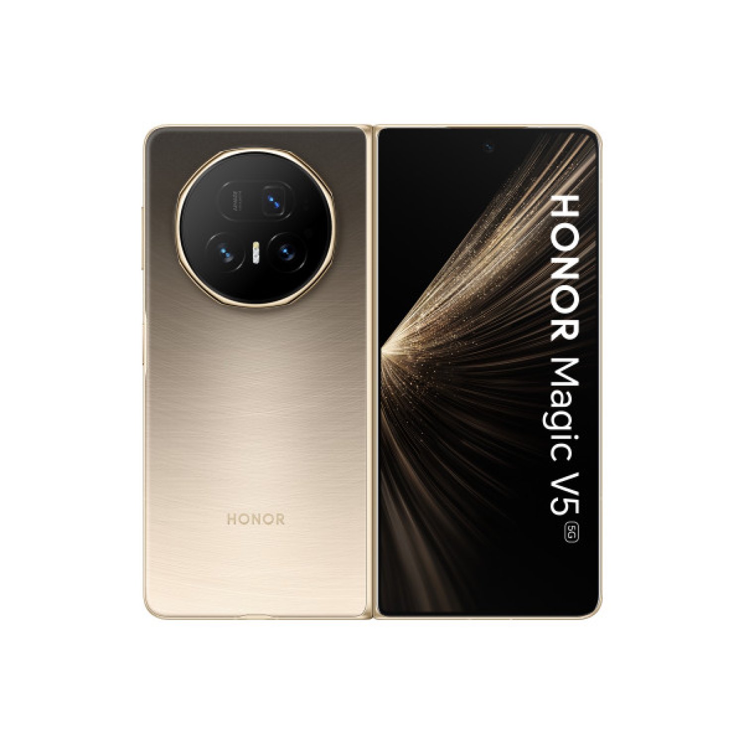 Honor Magic V5 · 7,95" · 5G · 16GB RAM · 512GB · 5820 mAh · Oro