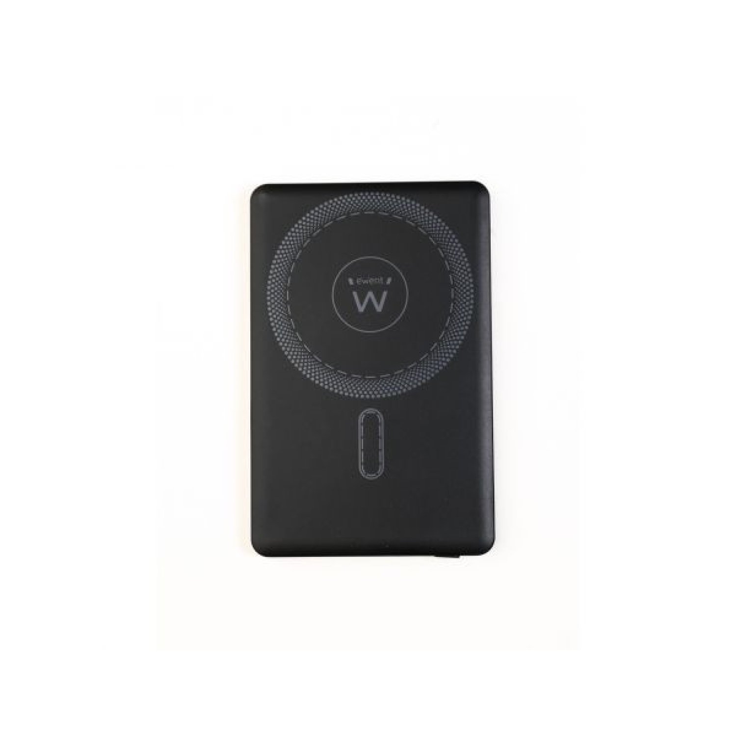 Ewent Powerbank Ultraslim MagSafe · 5000mAh · PD 20W · USB-C + USB-A · Negro