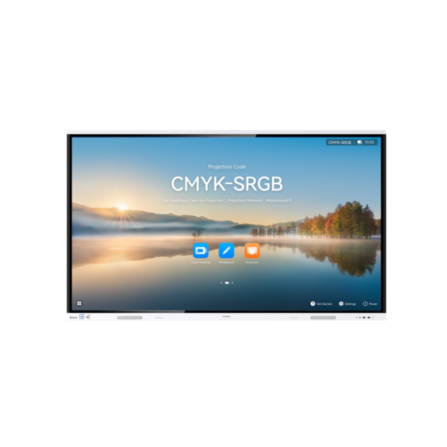 Huawei IdeaHub Board 3 Pro · 65" · Pantalla Táctil Infrarroja · Blanco Jade