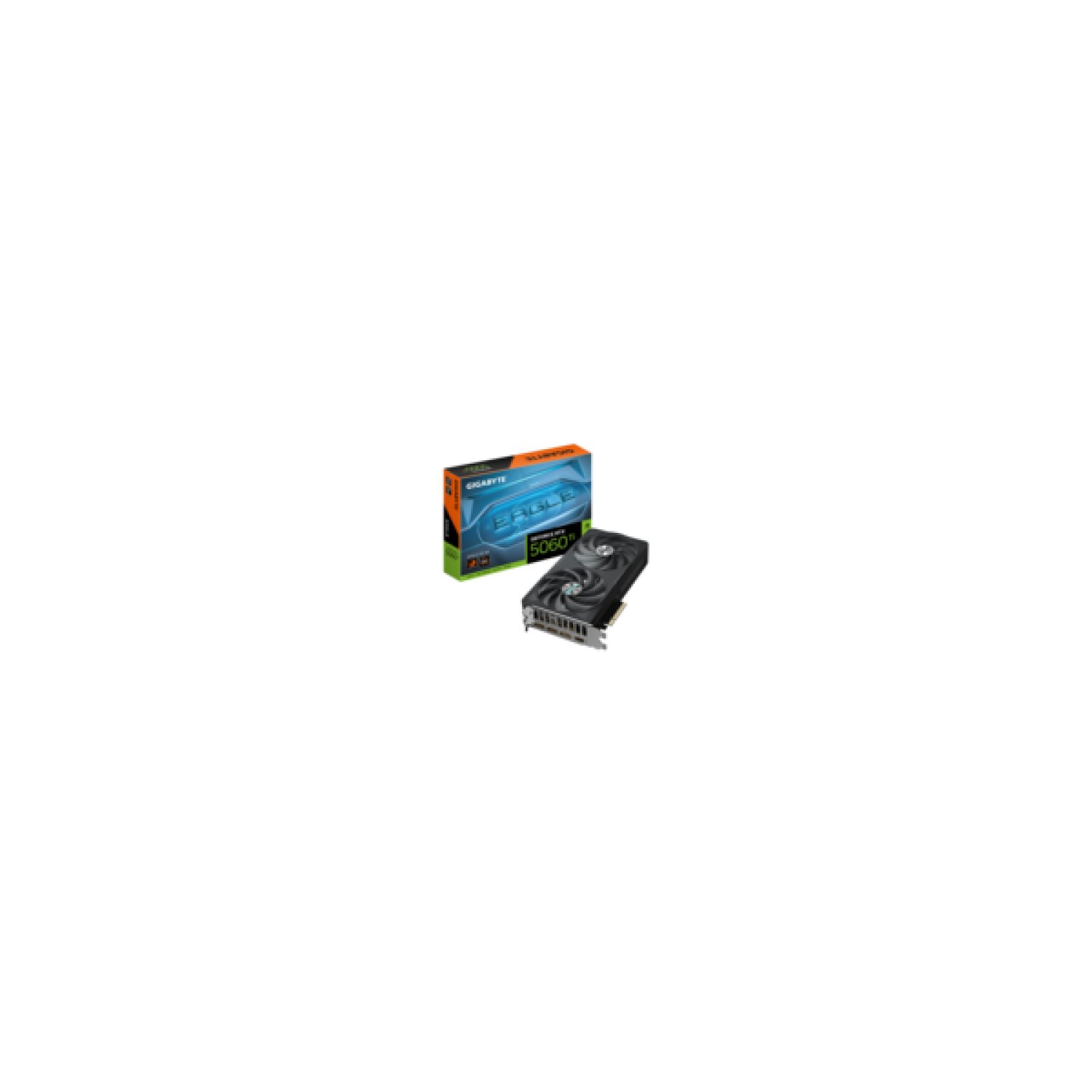 Gigabyte RTX 5060 Eagle Max OC · 8GB GDDR7 · 128-bit · 1 HDMI + 3 DisplayPort