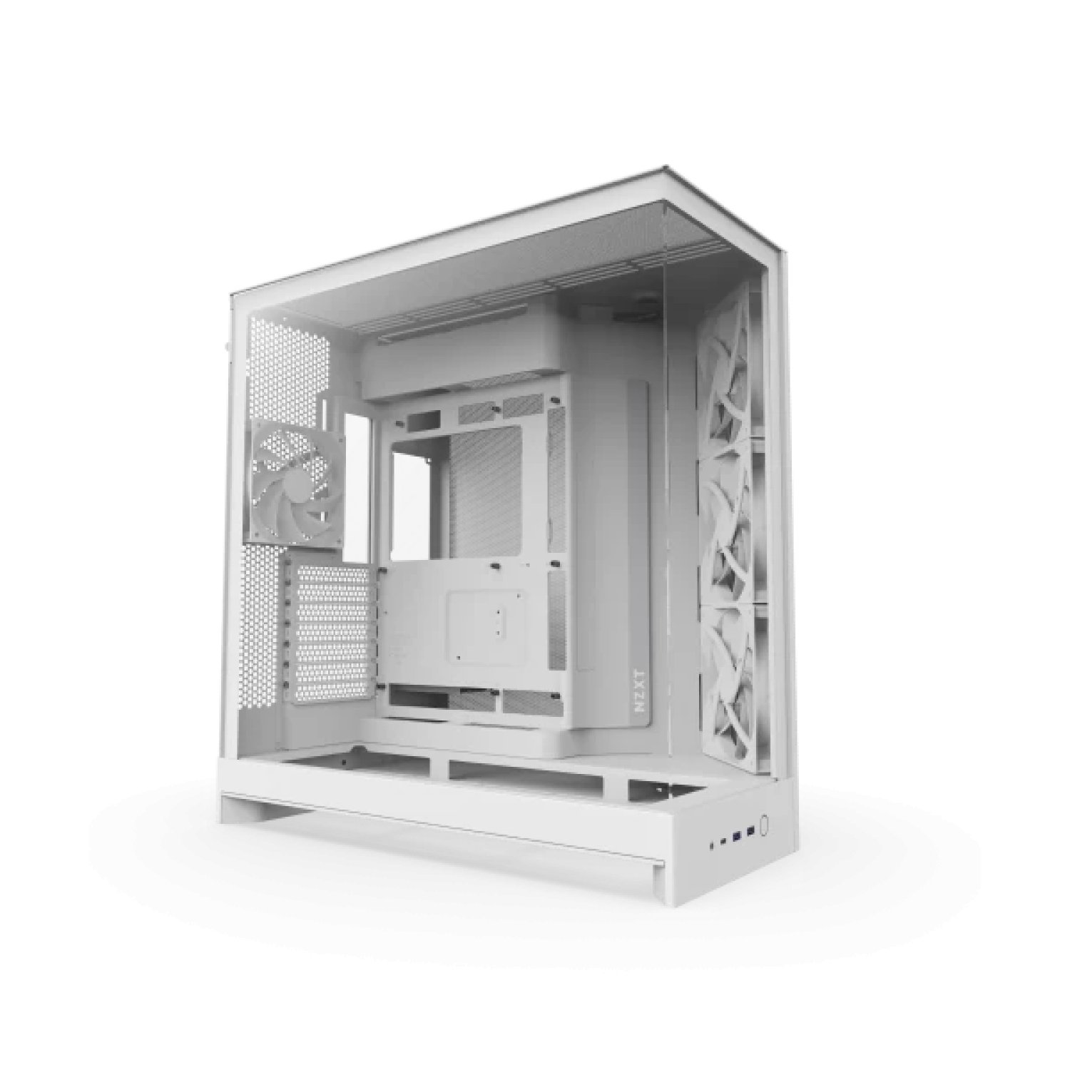 NZXT H9 Flow · Caja Mid-Tower Dual-Chamber · Blanca · 2025