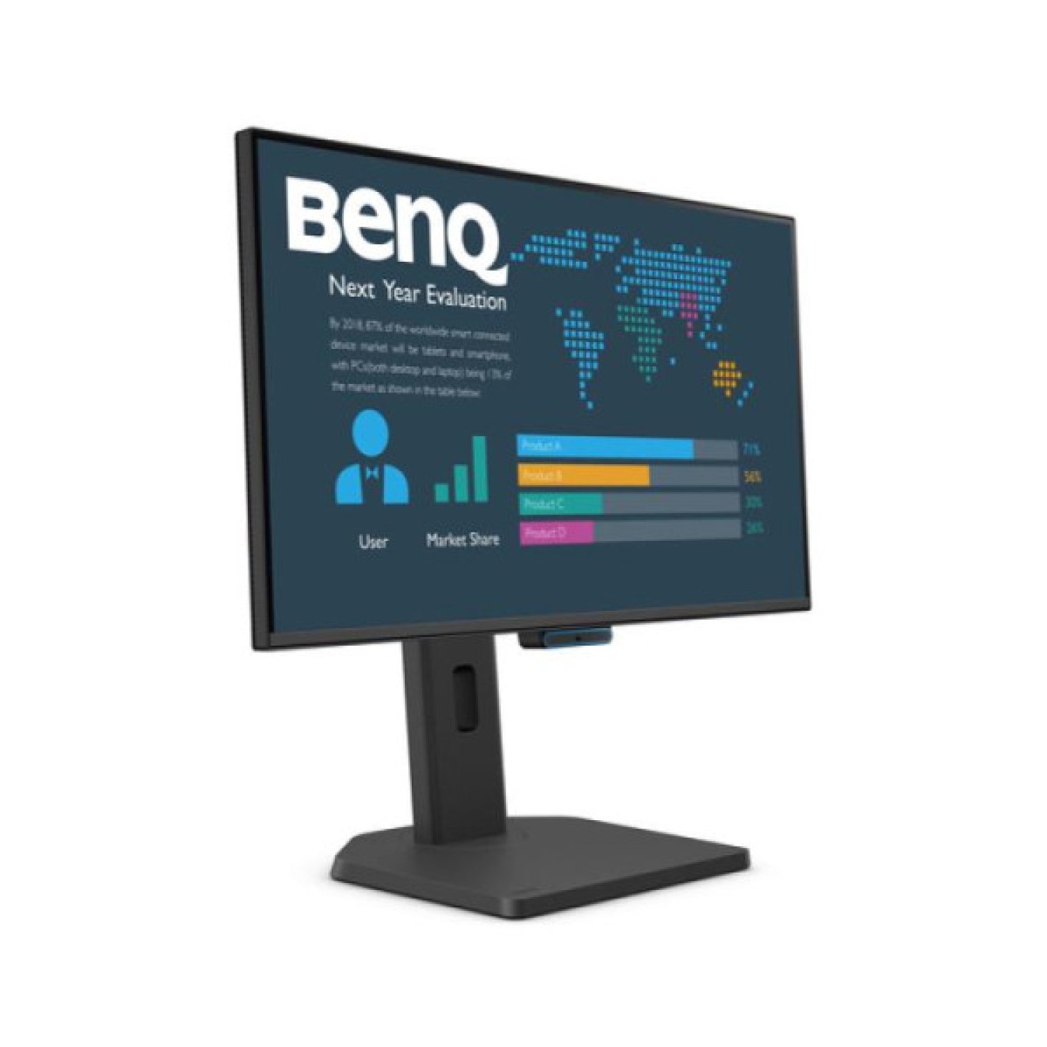 BenQ BL490TC · 23,8" FHD 144Hz IPS · USB-C · Altura regulable · Eye-Care TÜV