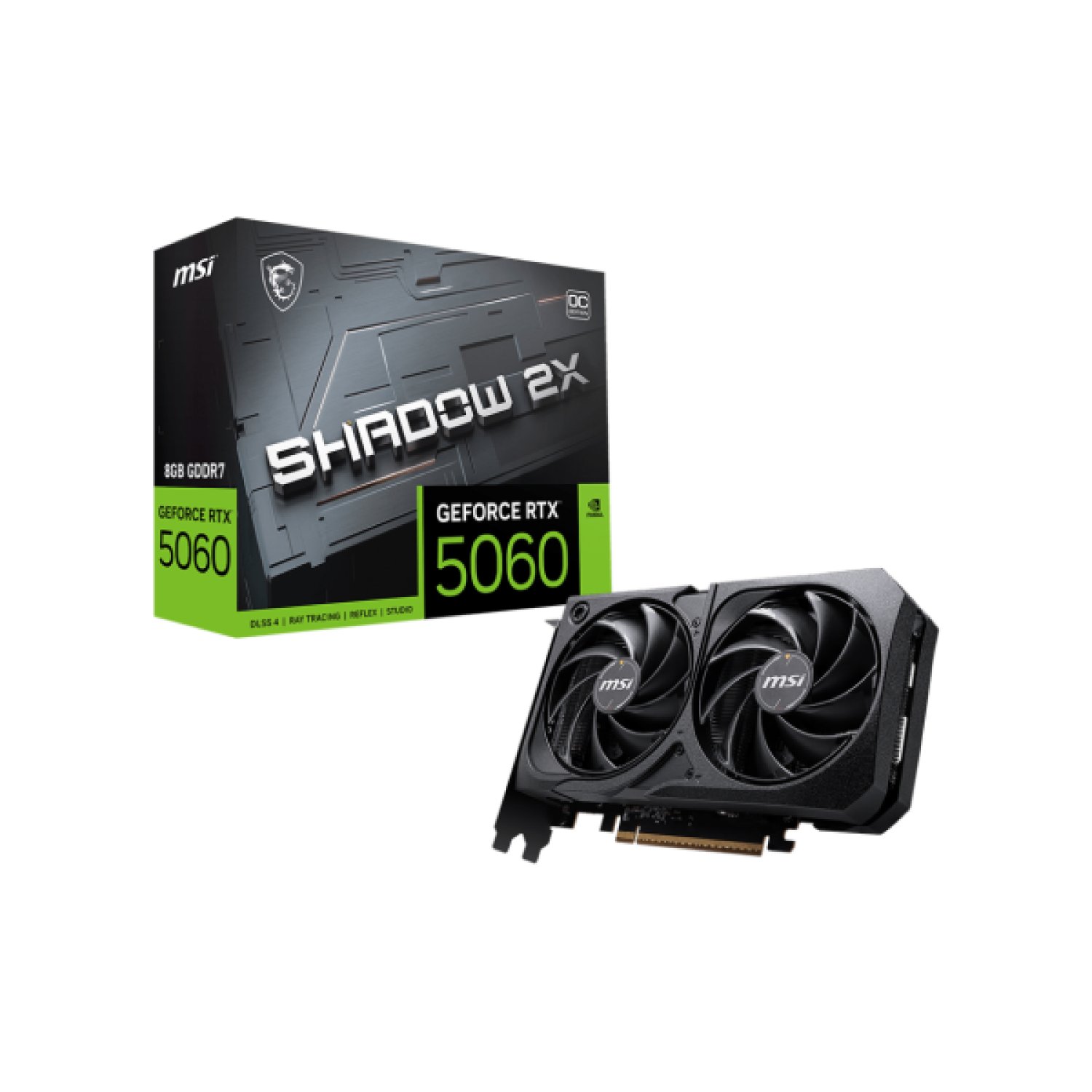 MSI GeForce RTX 5060 · 8GB GDDR7 · Shadow 2X OC · NVIDIA