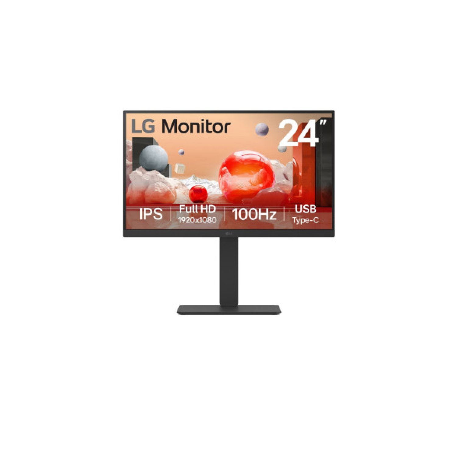 LG 24BA750-B · Monitor 23,8" · Full HD 1920x1080 · Panel IPS · Negro