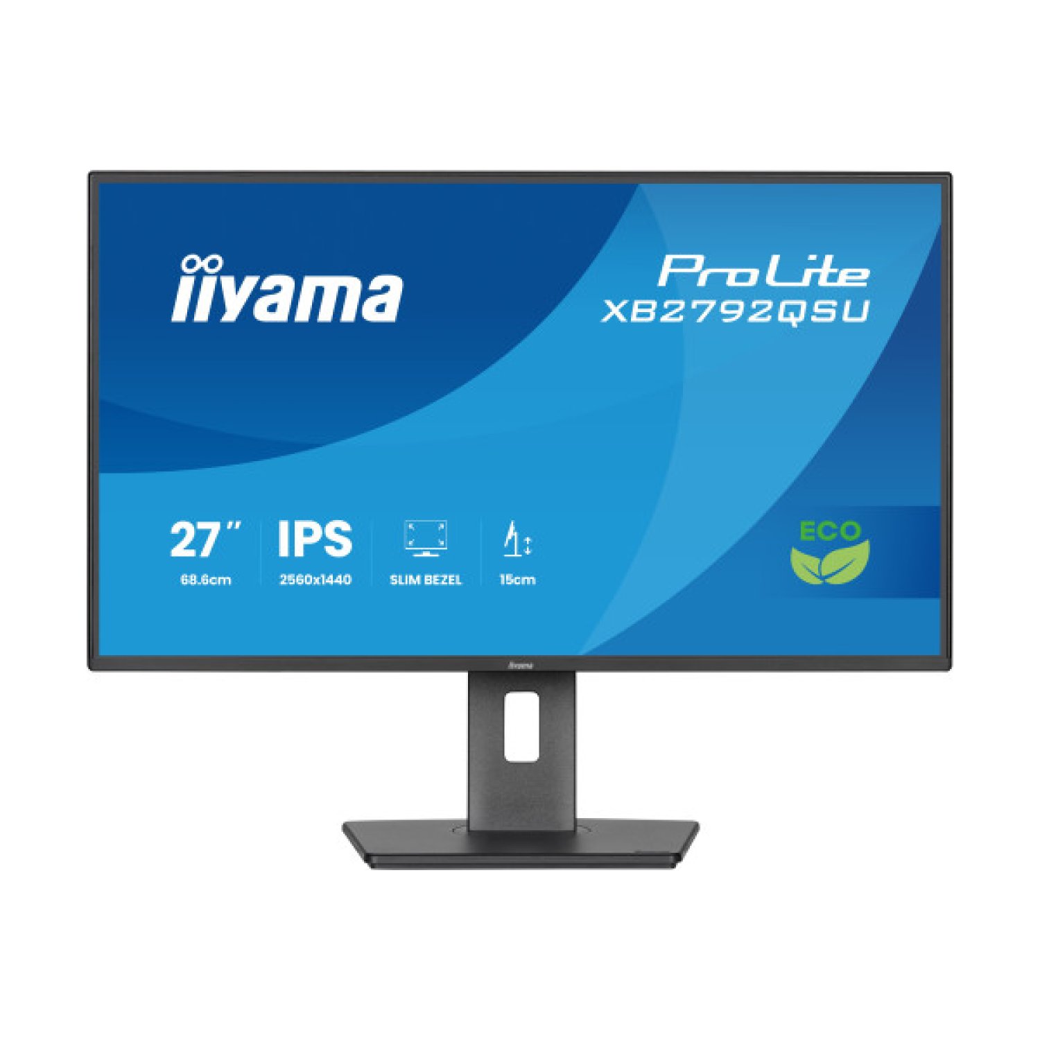 Iiyama · Monitor 27" WQHD · IPS · 5ms · 70Hz · USB Hub · Altavoces · Ajustable