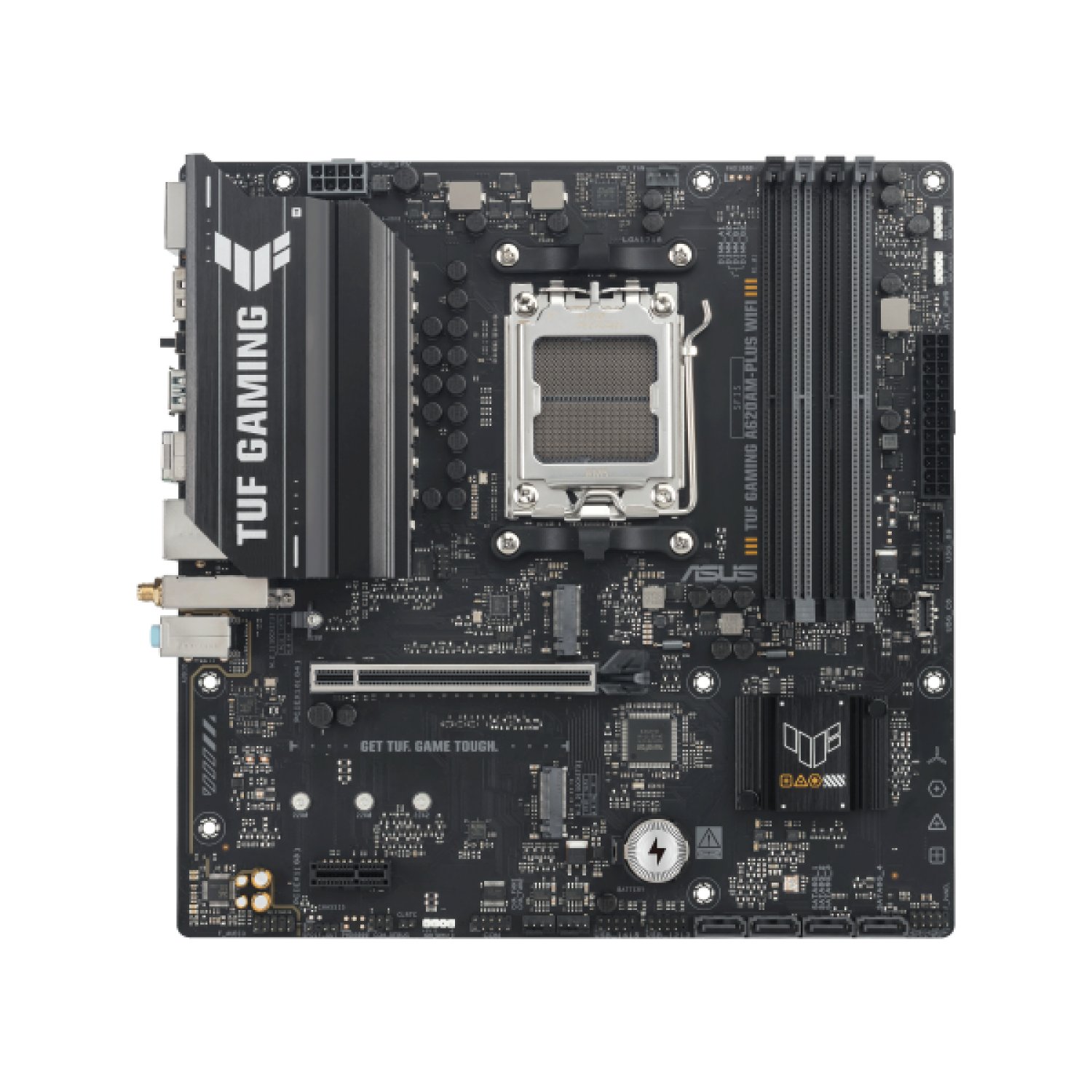 ASUS TUF Gaming A620M-Plus WiFi · AMD Socket AM5 · Micro ATX · WiFi