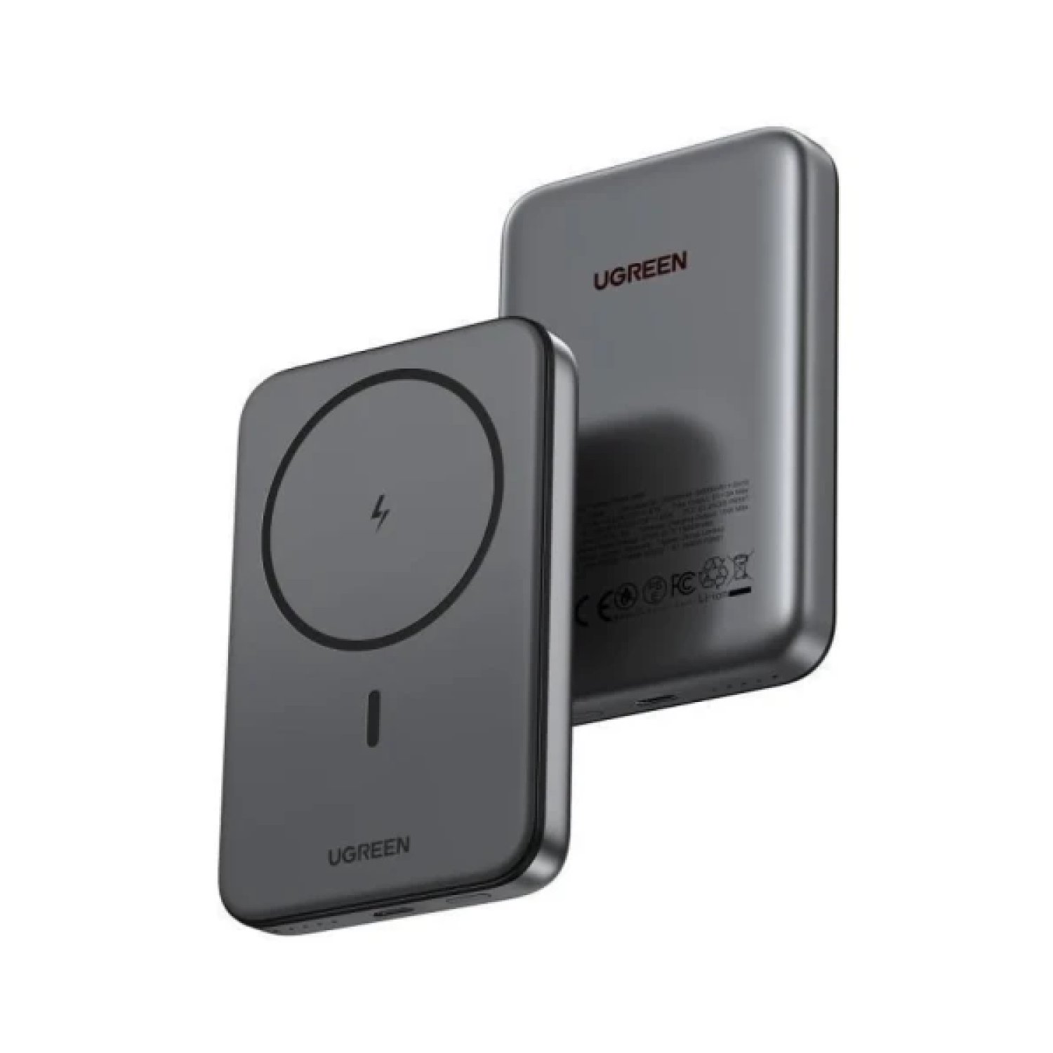UGREEN Batería Externa 10000mAh · Magnética · Wireless · Gris Espacial