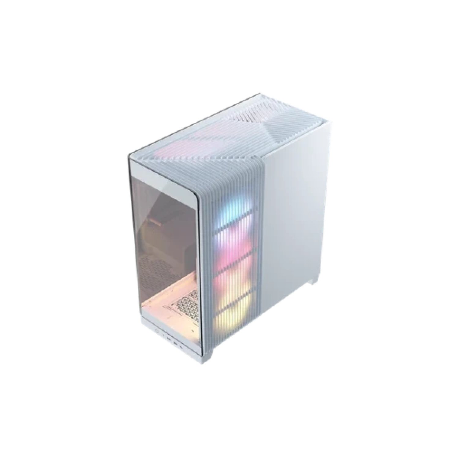 Corsair 4500X LX-R · Caja Mid-Tower · Cristal Templado · RGB · Blanco