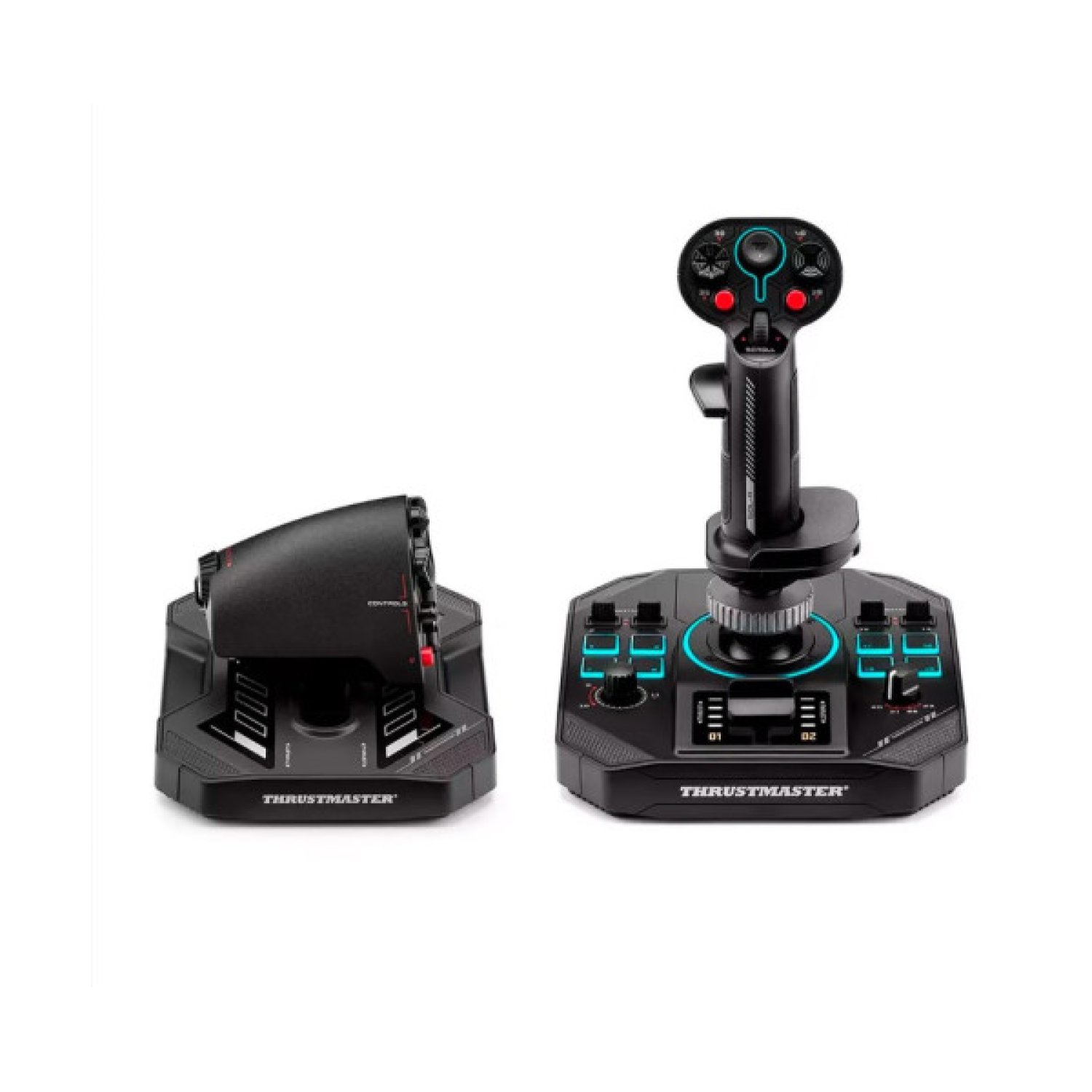 Thrustmaster SOL-R 4 HOTAS · Joystick PC · Control Total Aéreo · Throttle + Stick