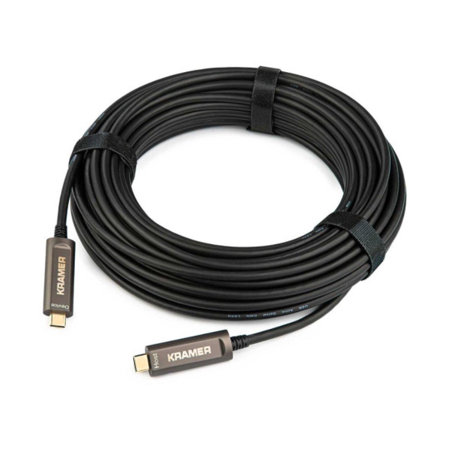 Kramer Connect · Cable USB 3.1 Tipo-C · 15 pies · Fibra Óptica · Gen-2