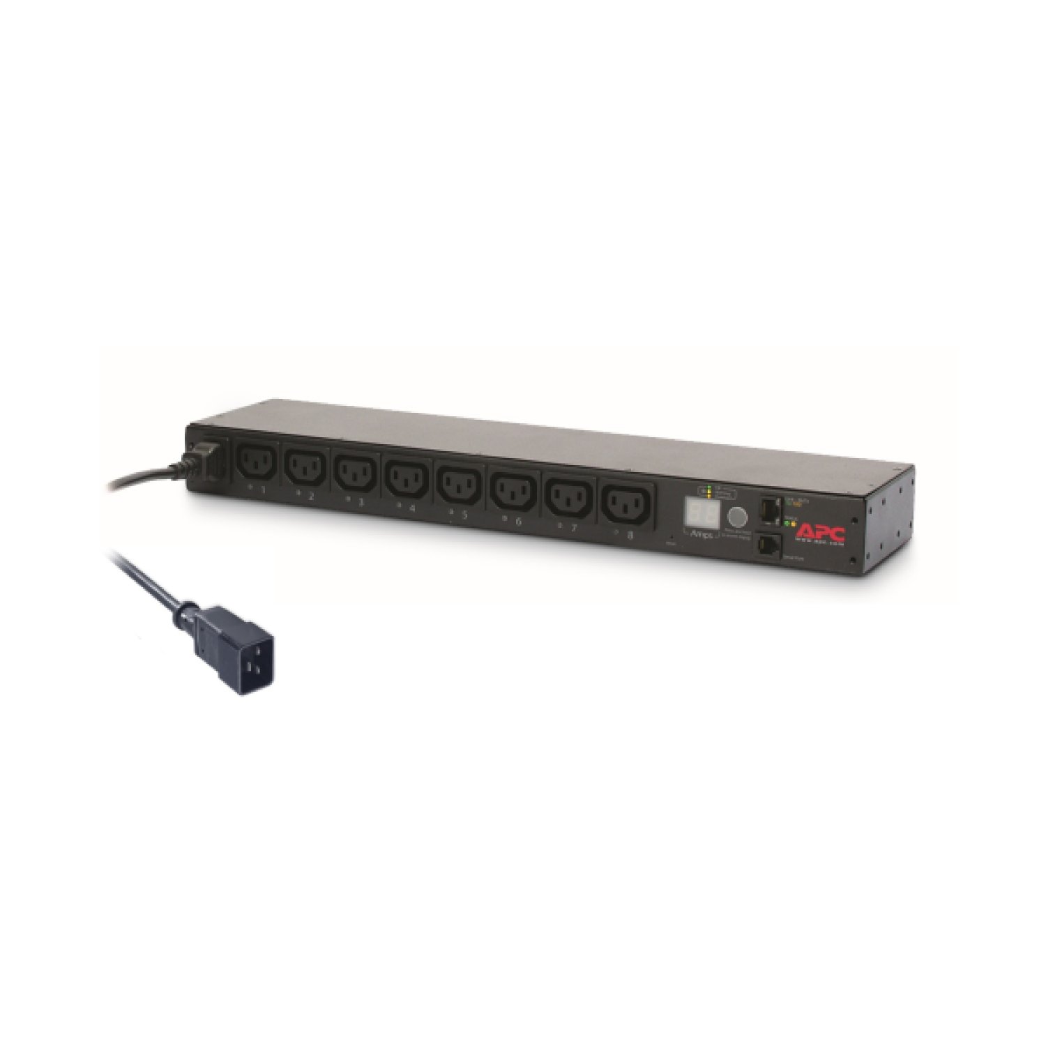 APC · PDU de Distribución de Energía · 8 Salidas AC · 0U/1U · Negro
