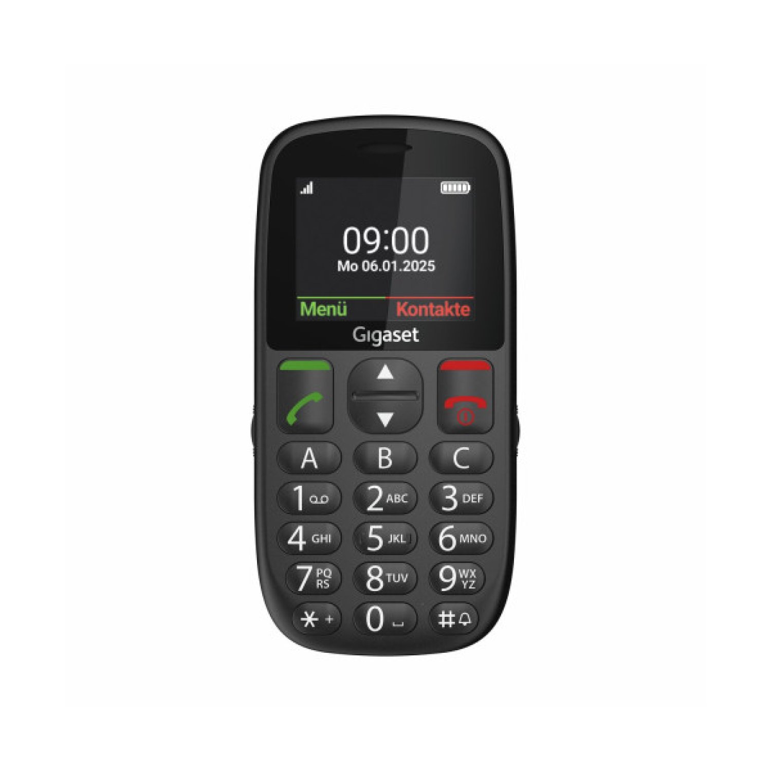 Gigaset GL395 · Teléfono para Mayores · 2,2" · 90g · Negro