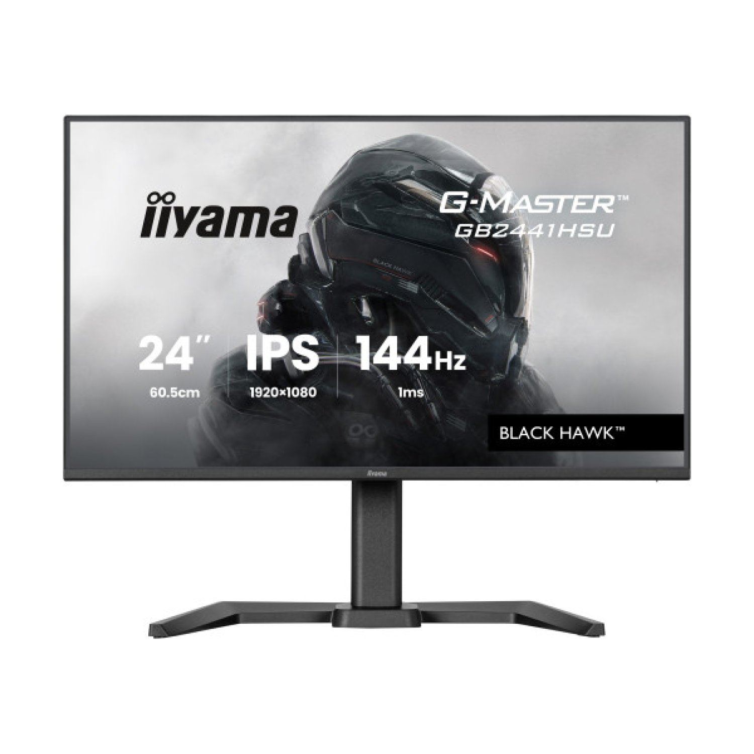 Iiyama Monitor 24" · Full HD 1920x1080 · Panel IPS · 1ms · 100Hz · USB Hub · Altavoces · Soporte Ajustable