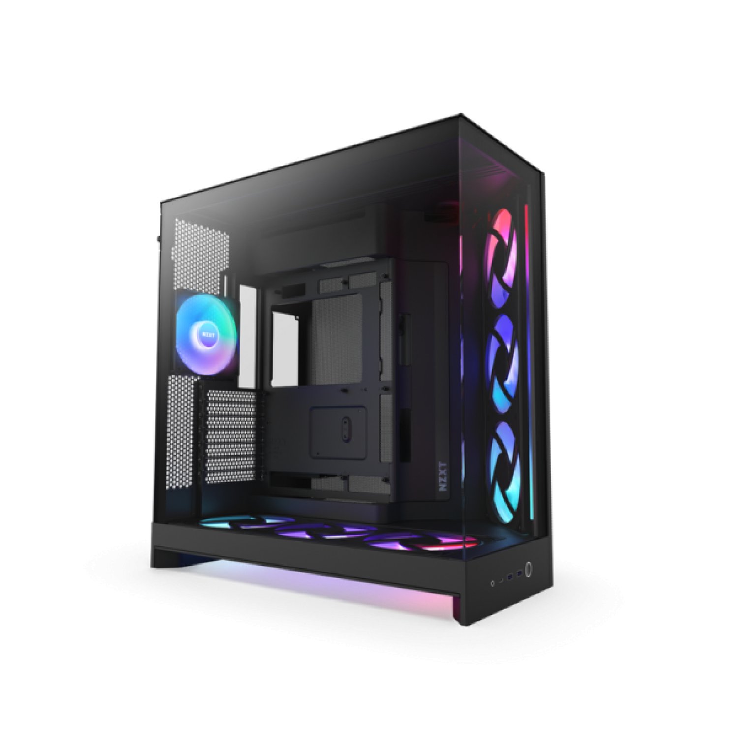 NZXT H9 Flow RGB+ · Mid-Tower · Dual-Chamber · RGB Fans · Controlador Incluido