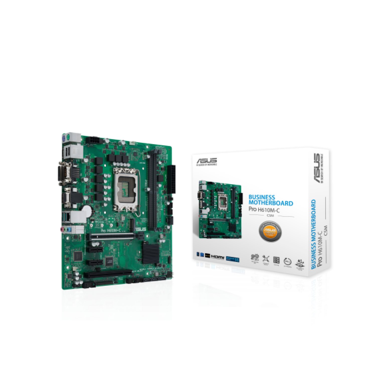 ASUS Pro H610M-C · Placa Base Micro ATX · Intel H610 · Socket LGA 1700