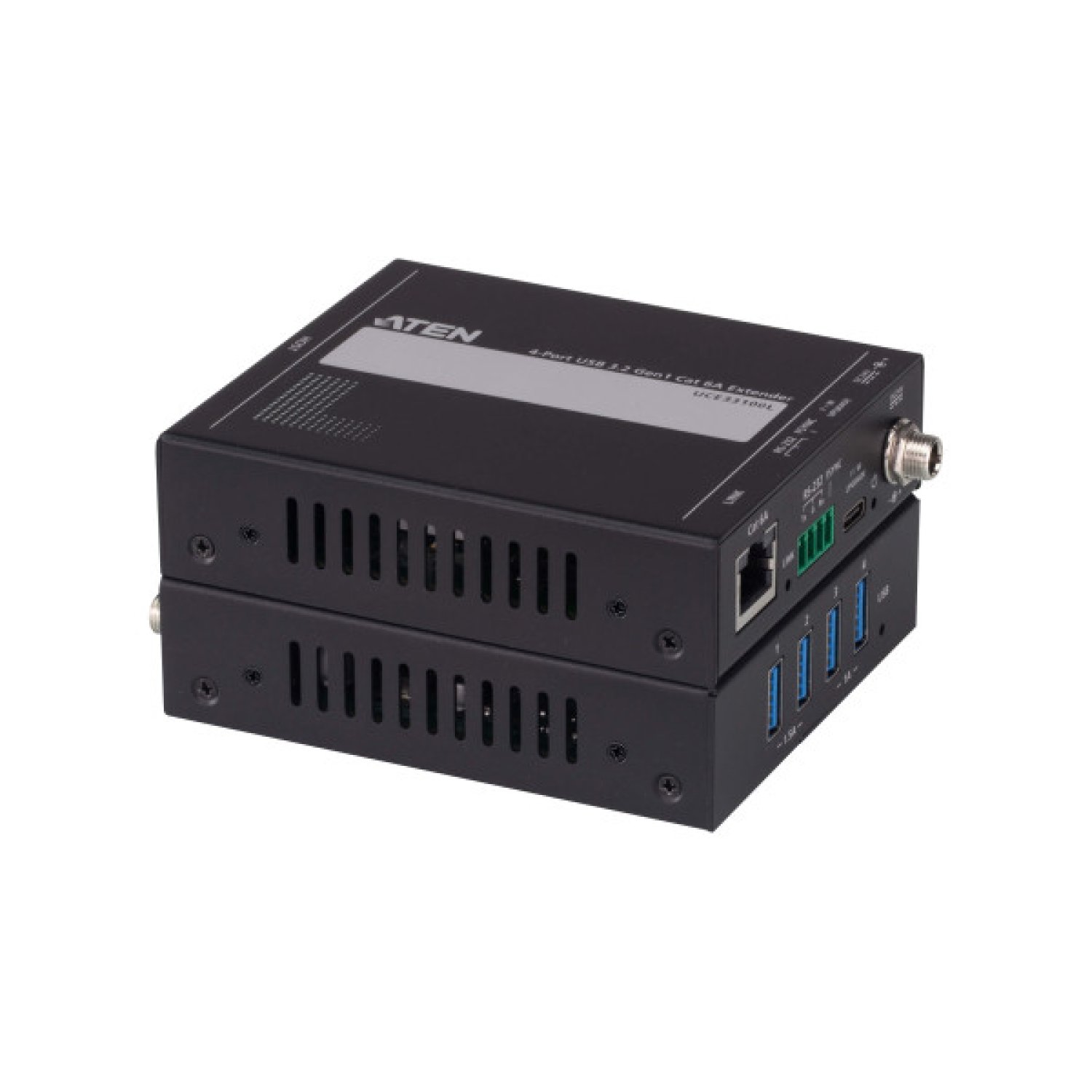 ATEN Extensor USB 3.0 · Cat 6A · 4 Puertos · Hasta 100m