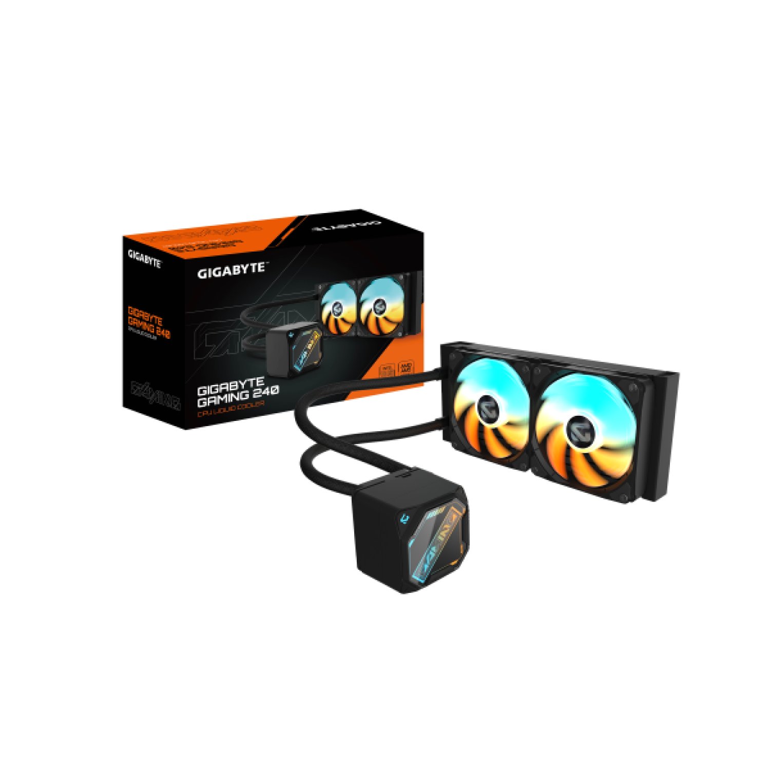 Gigabyte Gaming 240 · Refrigeración Líquida CPU · 2x120mm ARGB · LGA1851 · AM5