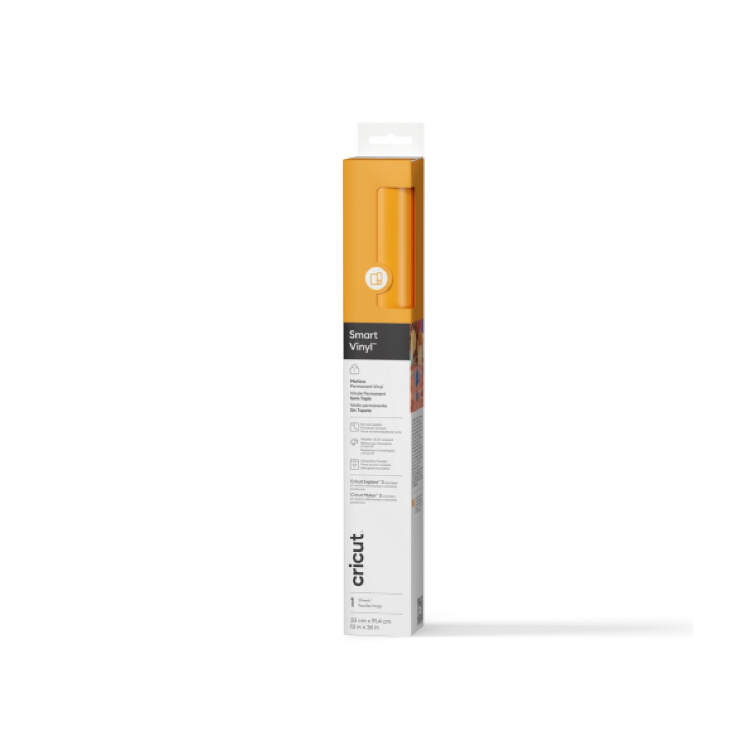 Cricut · Vinilo Adhesivo Permanente · Amarillo Mate