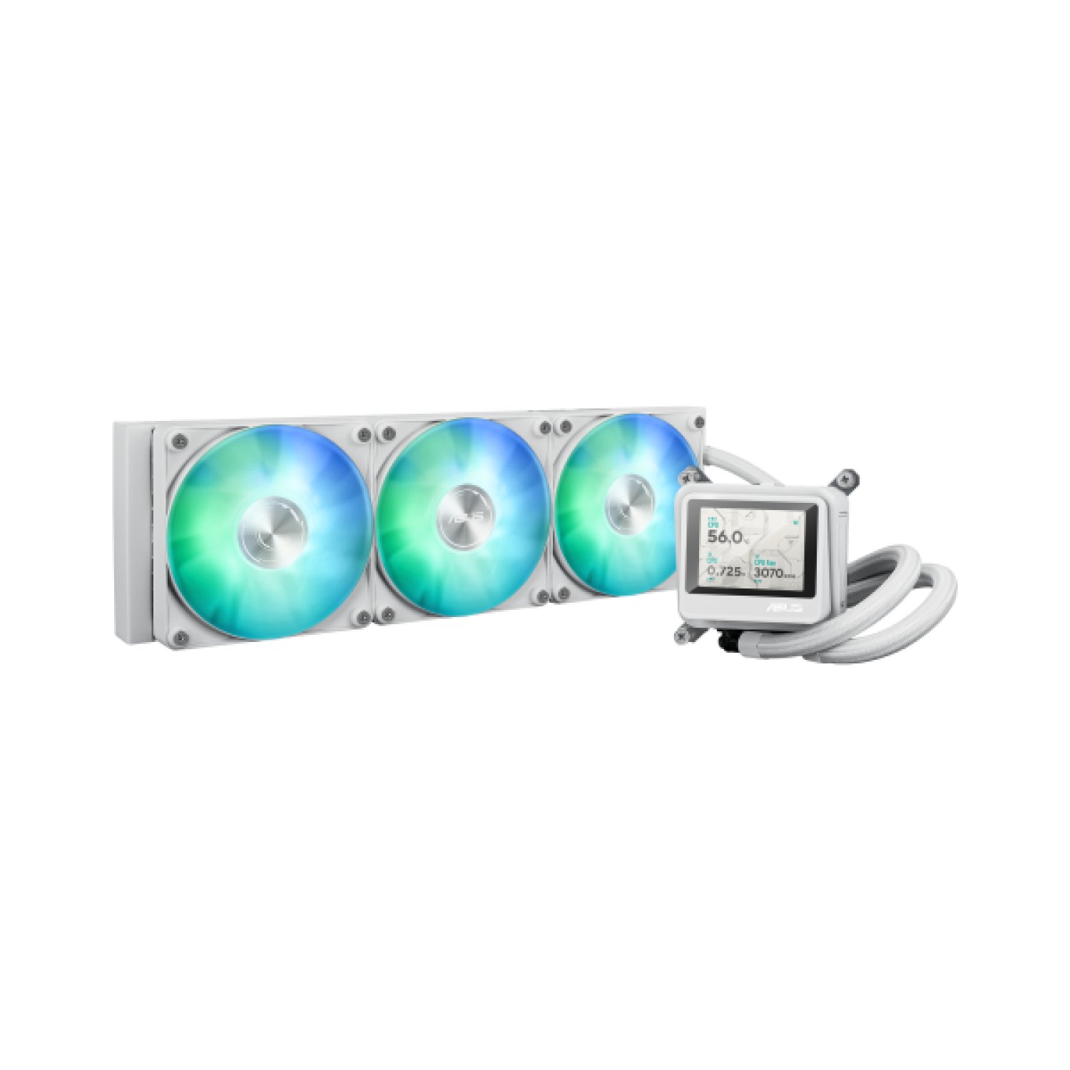 ASUS LC 360 · Refrigeración Líquida para CPU · 360mm · ARGB · LCD · Blanco
