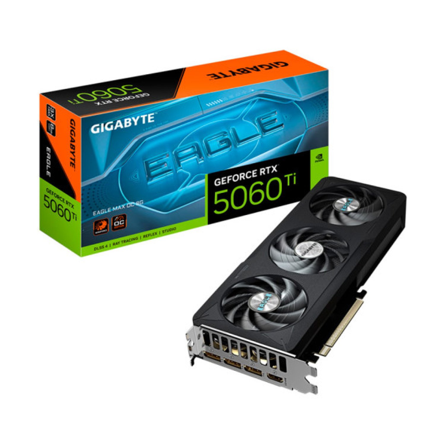 Gigabyte GeForce RTX 5060 Ti WINDFORCE MAX OC · 8GB GDDR7 · PCI-E 5.0 · 2617MHz