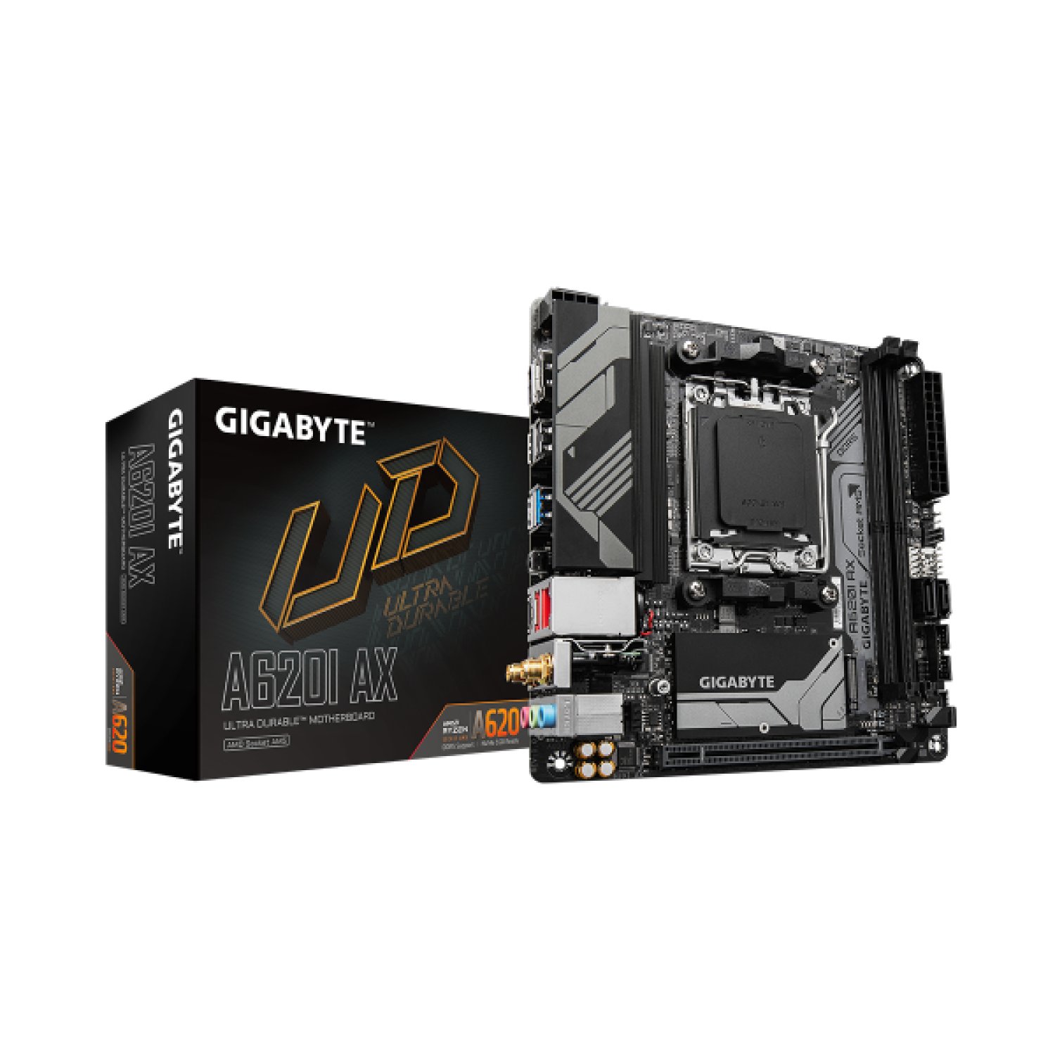 Gigabyte A620I AX · Placa Base AMD · Socket AM5 · Mini ITX · WiFi