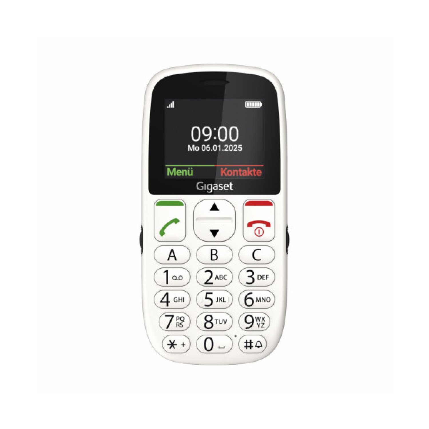 Gigaset GL395 · Teléfono Grandes Botones · 2,2" · 90g · Blanco
