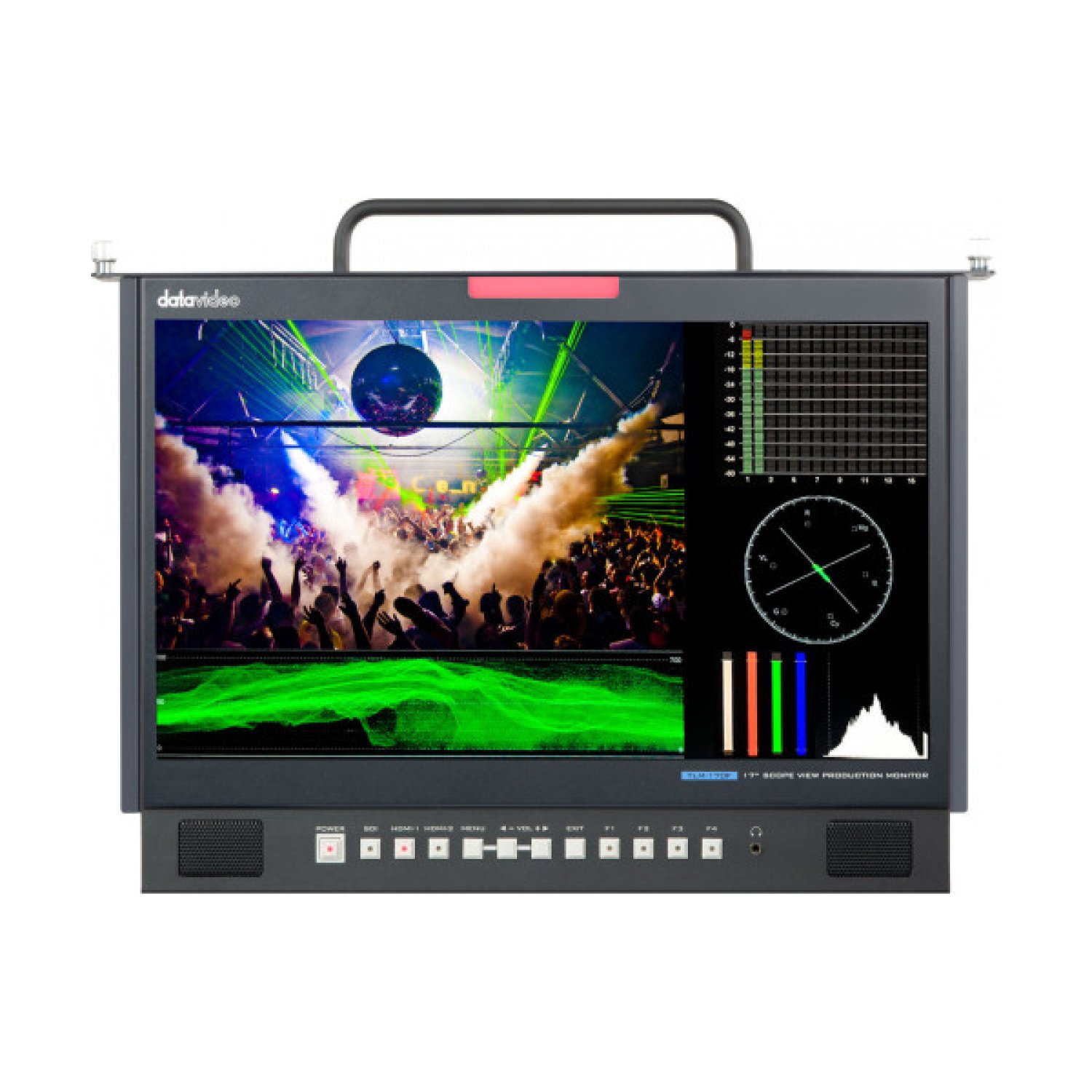 Datavideo TLM-170FM · Monitor 17" · 1920x1080 Full HD · LCD Negro