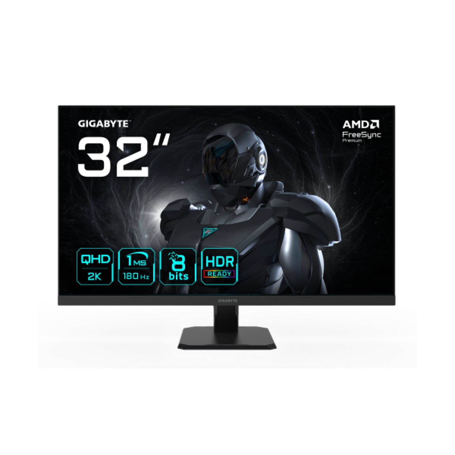 Gigabyte GS32QA · Monitor Gaming 32" · QHD 2560x1440 · 180Hz · 1ms · FreeSync Premium