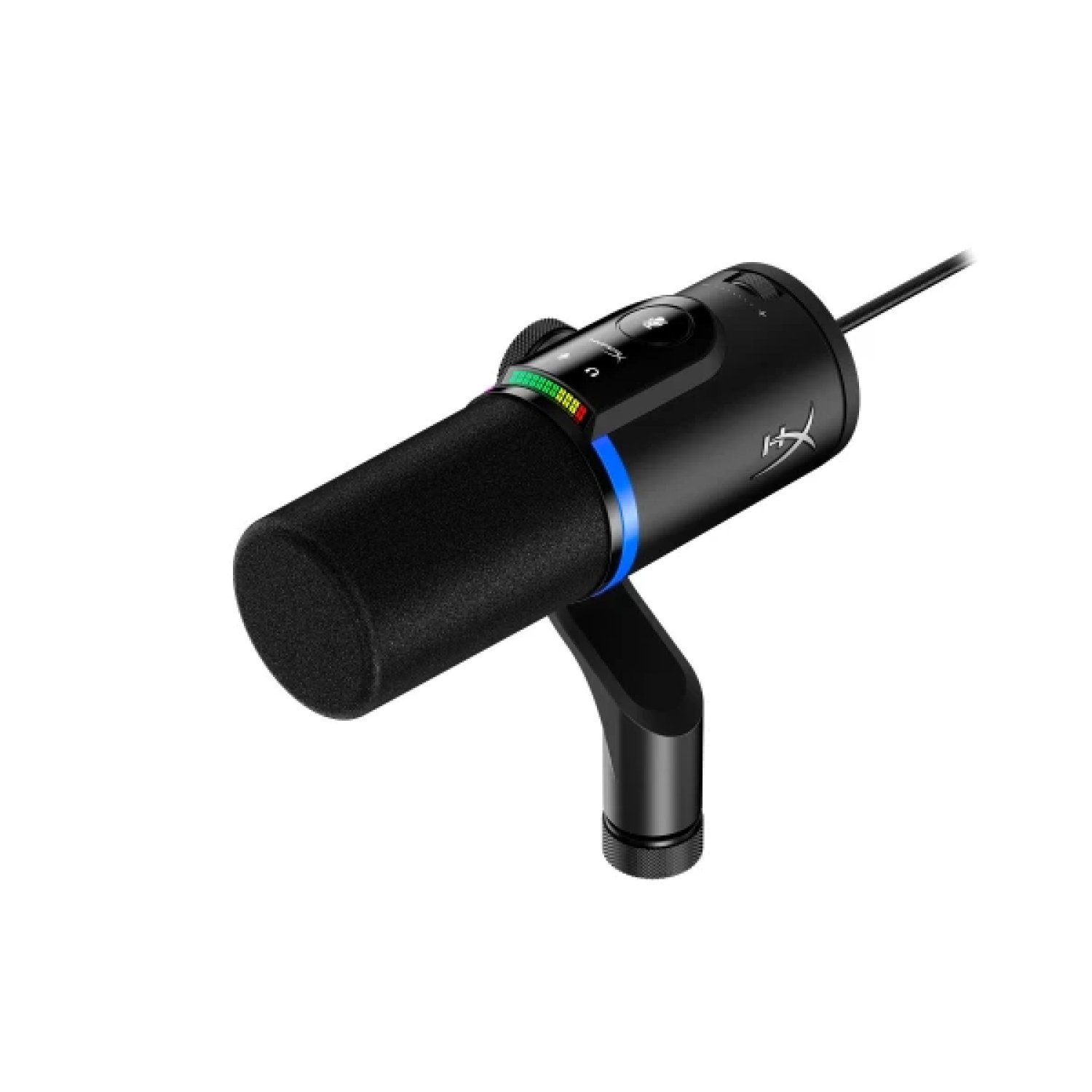 HyperX Flipcast · Micrófono USB · Cápsula Cardioide · Mute Instantáneo
