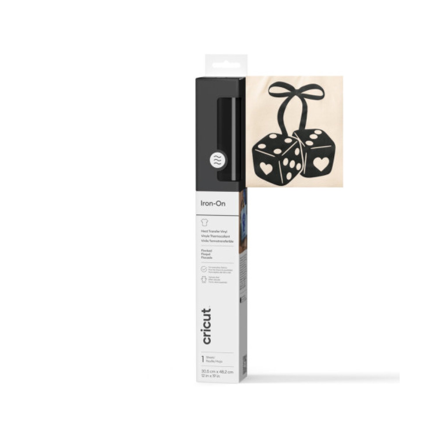 Cricut · Vinilo de Transferencia Térmica · Rollo Liso · Termotransferencia