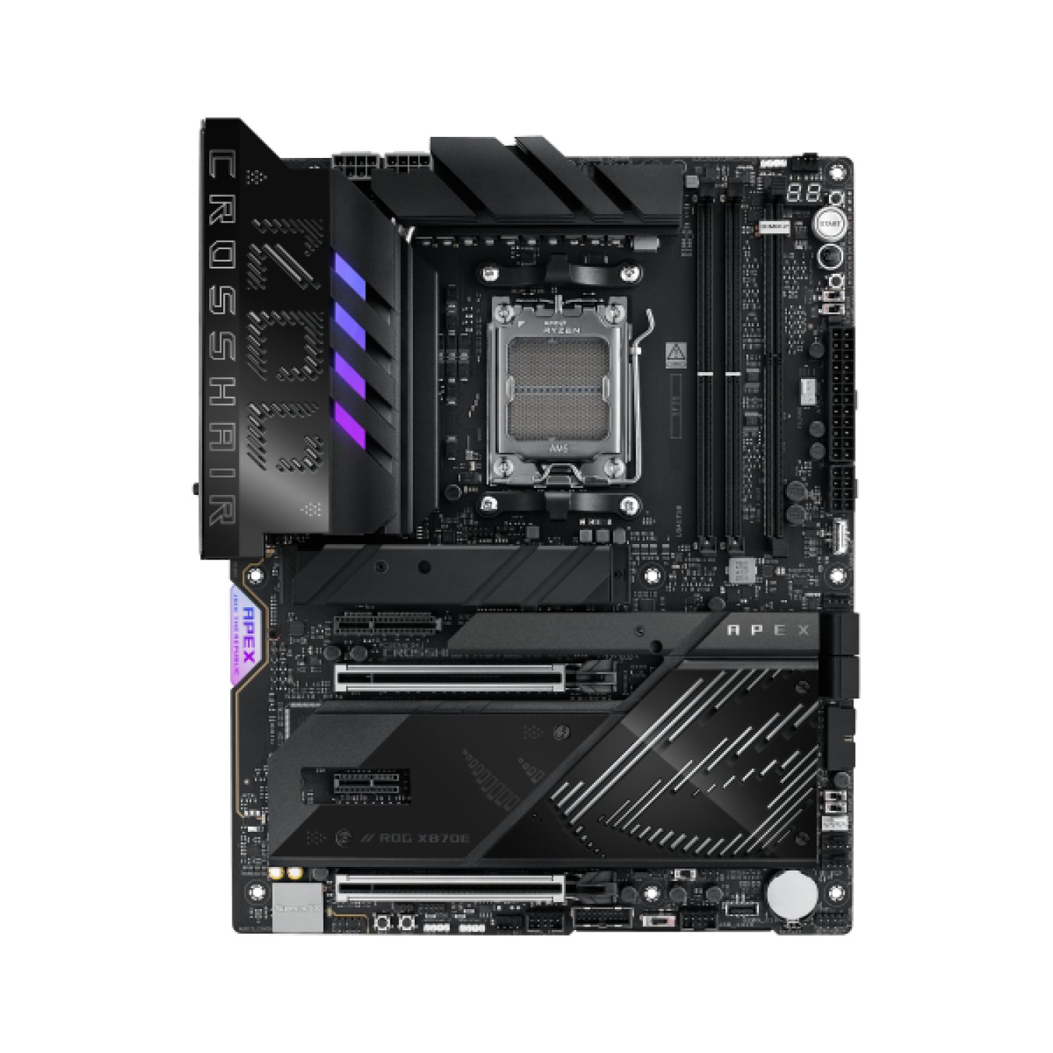 ASUS ROG Crosshair X870E Apex · Socket AM5 · AMD X870E · ATX