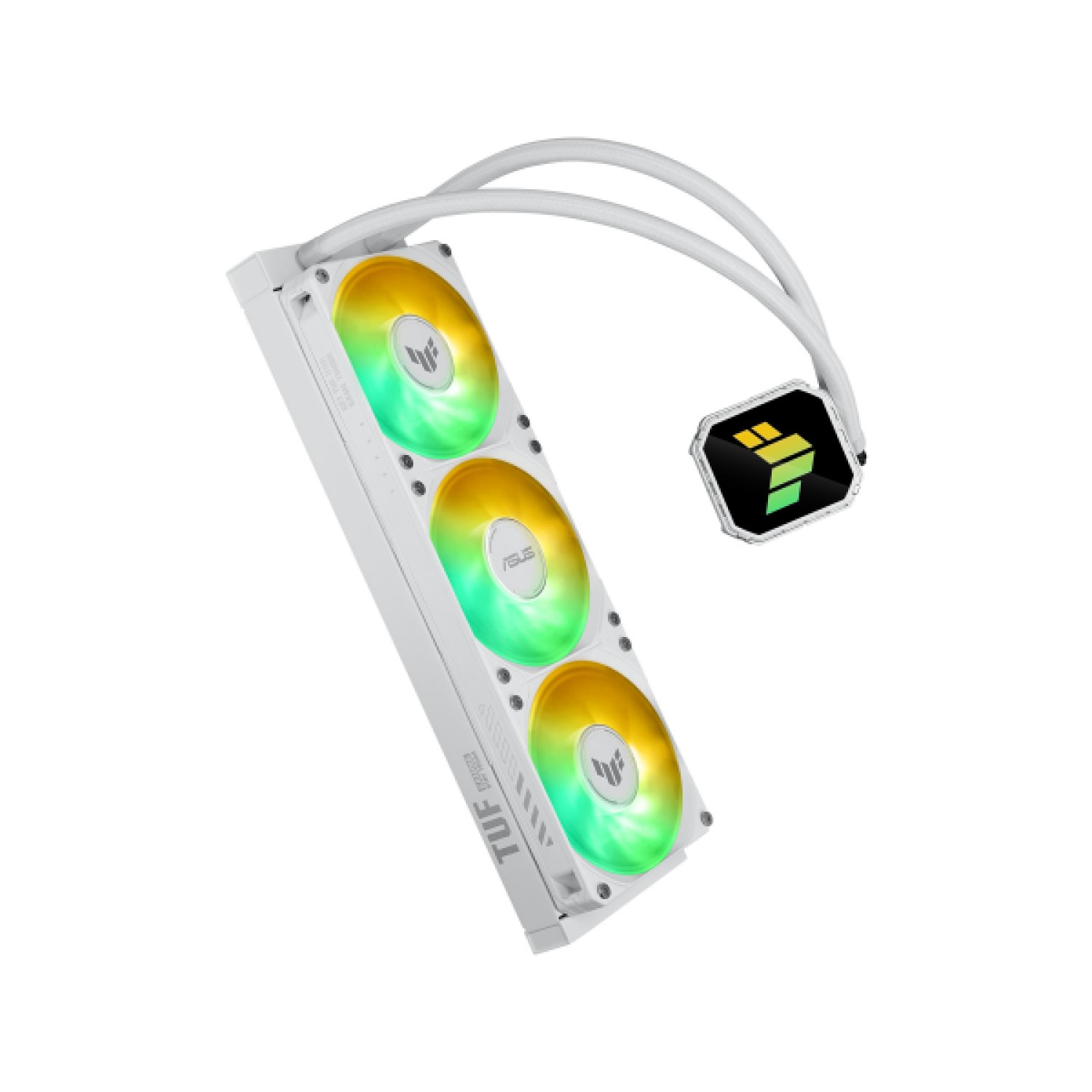 ASUS TUF Gaming LC III 360 · Refrigeración Líquida Todo en Uno · White Edition · 3x120mm ARGB