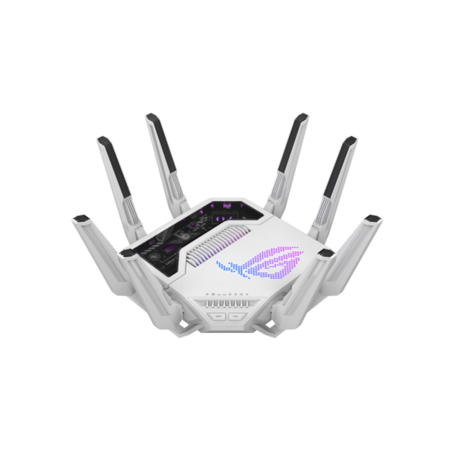 ASUS ROG Rapture GT-BE19000AI · Router Tribanda · 10 Gigabit Ethernet · WiFi 7 · Blanco