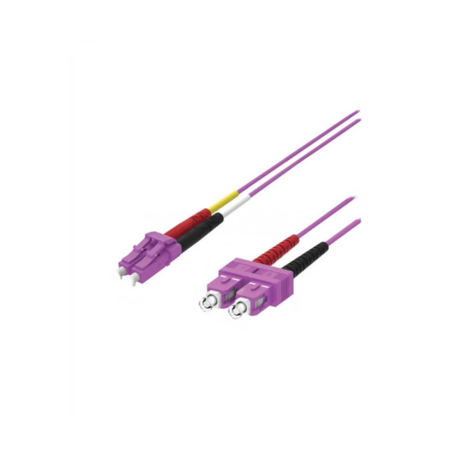 WP · Patch Cord Fibra Óptica Multimodo · LC-SC · 2m · OM4 · LSZH · Violeta