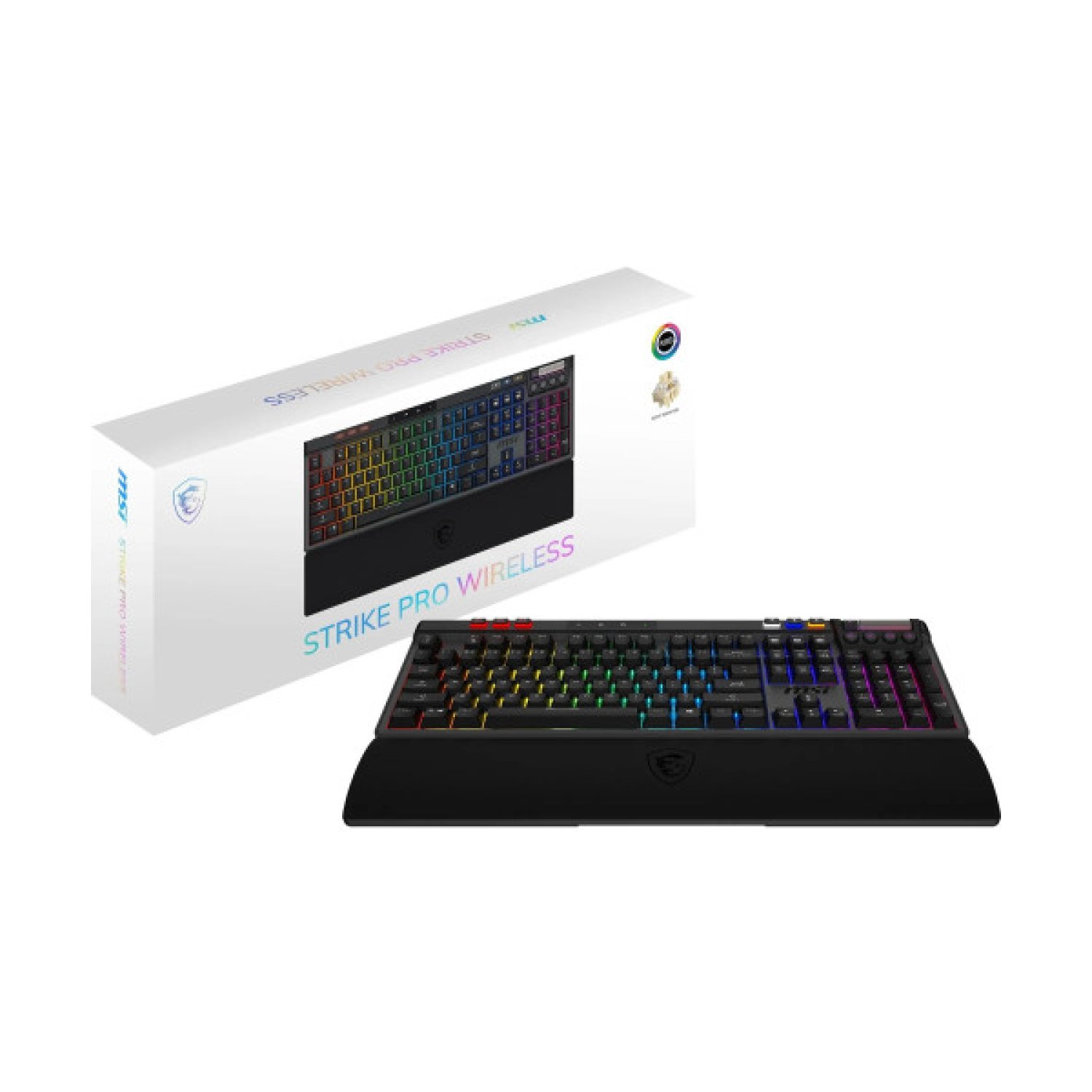 MSI Strike Pro · Teclado Inalámbrico Mecánico · Silencioso · ES