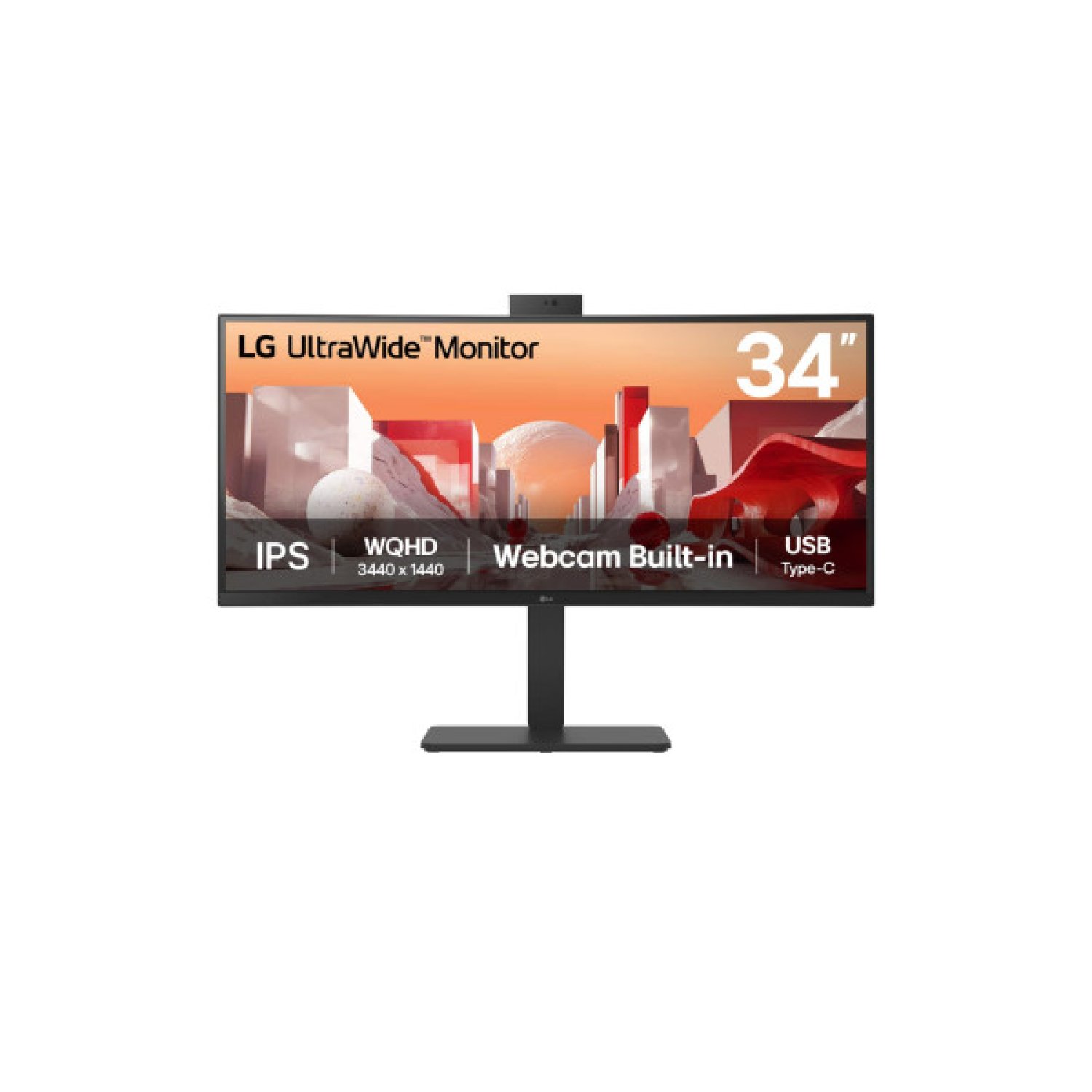 LG 34BA85QE-B · Monitor Ultrawide · 34" · 3440x1440 · Wide Quad HD · IPS · Negro