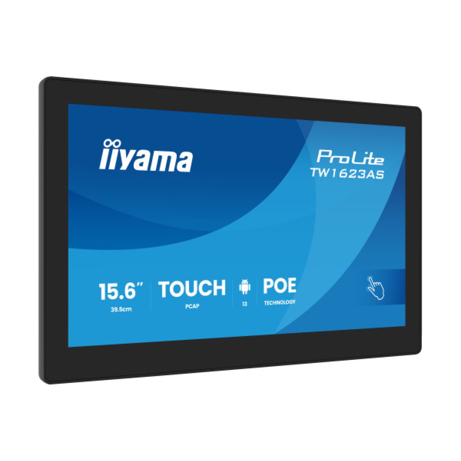 Iiyama Panel-PC 15,6" · Android 13 · RK3568 Quad-Core · 4GB RAM · 32GB · Touch 10 puntos · PoE · WiFi · Bluetooth 5.2