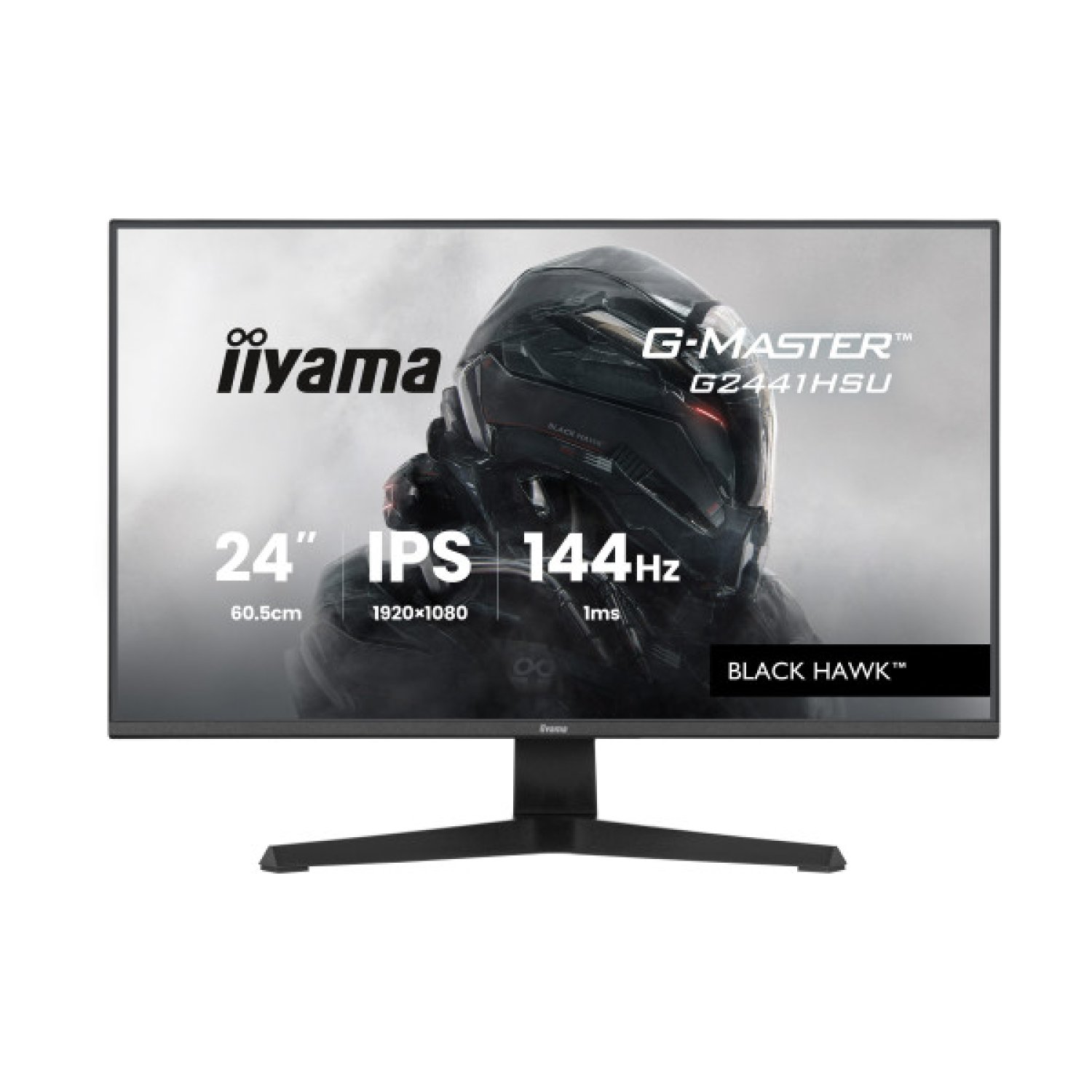 Iiyama Monitor 24" · Full HD 1920x1080 · Panel IPS · 75Hz · 1ms MPRT · USB Hub · Altavoces