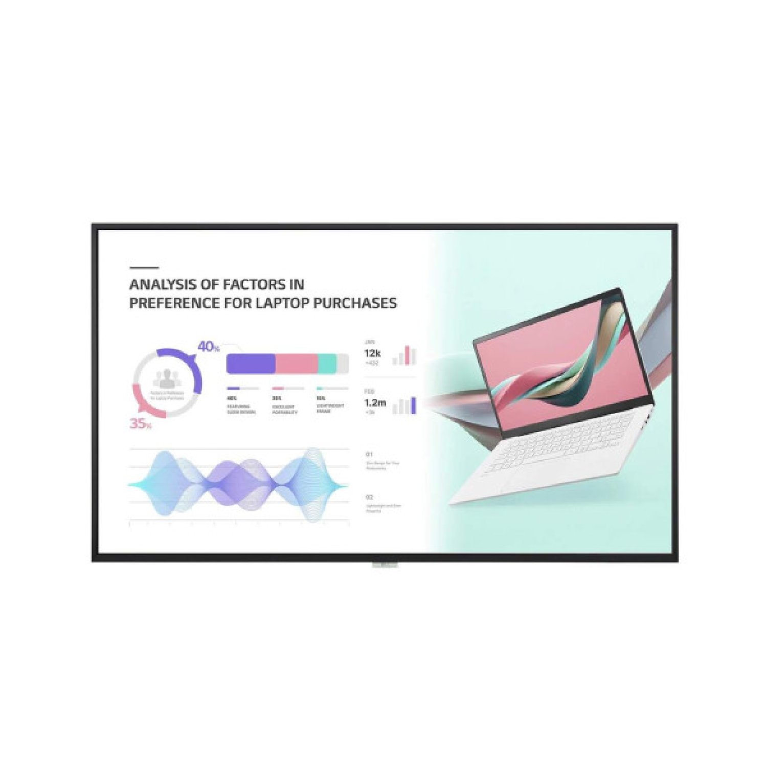 LG 65UH5Q-E · Pantalla UHD 65" · 3840x2160 · 500 Nit · Orientación Portrait/Landscape · WebOS · Operación 24/7