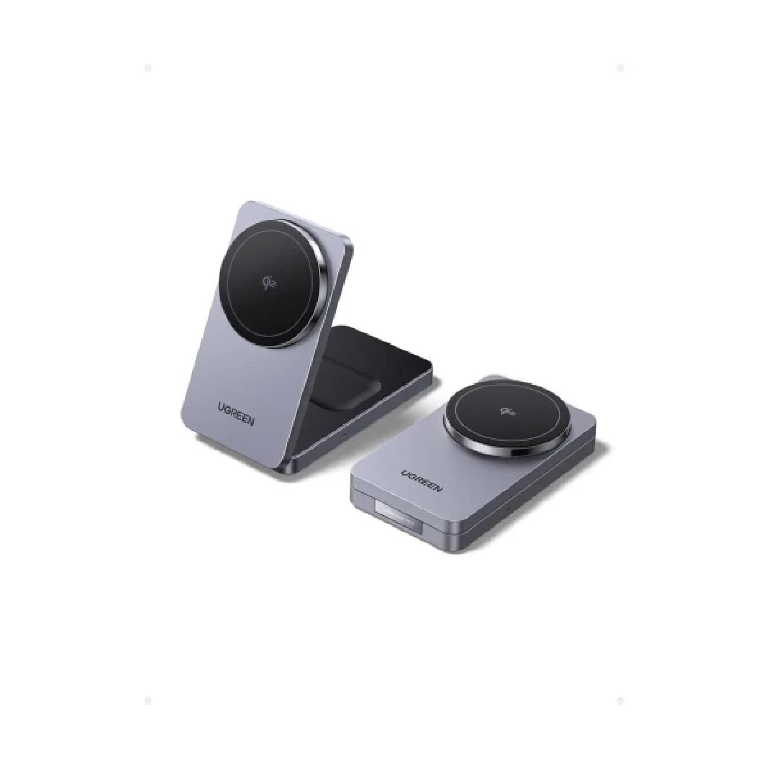 Ugreen · Cargador Inalámbrico Magnético 2 en 1 · Compatible con iPhone y AirPods