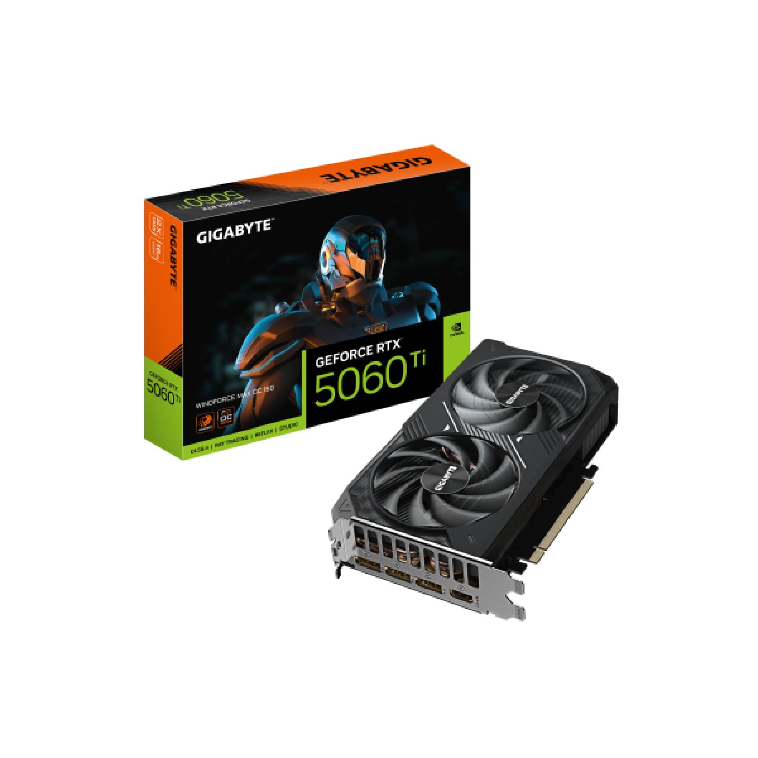 Gigabyte GeForce RTX 5060 Ti WINDFORCE MAX OC · 16GB GDDR7 · PCIe 5.0 · 2587MHz