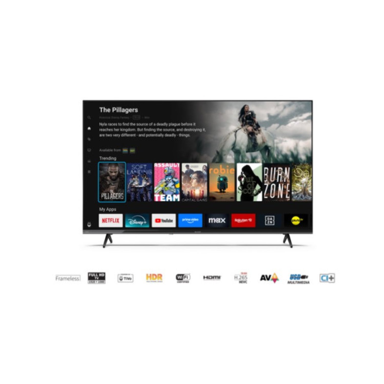 Sharp 43HE2245E · Televisor 43" · Full HD · TiVo Smart TV